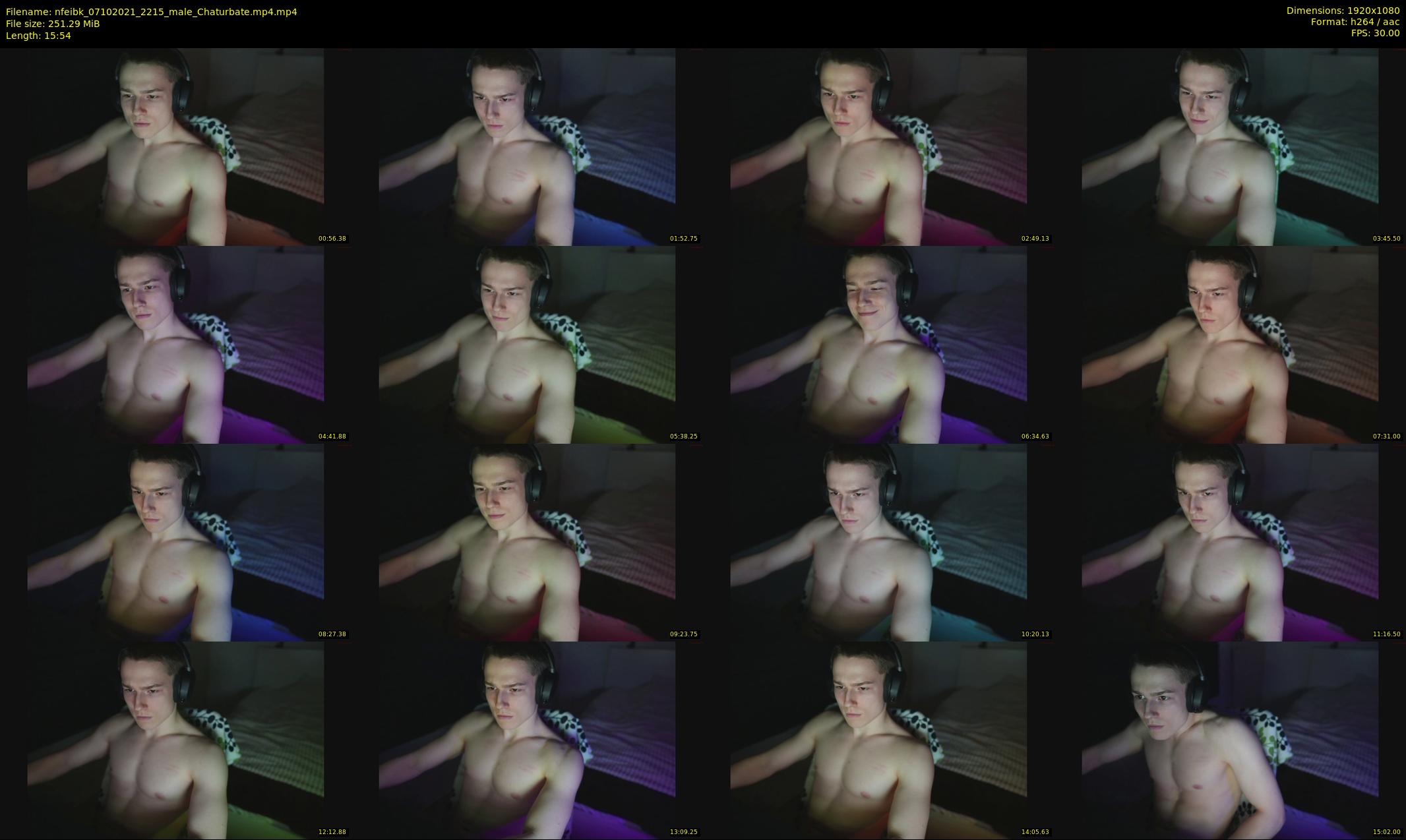 nfeibk — 16 minute Chaturbate male cam show recording, 1080p, Oct 7, 2021
