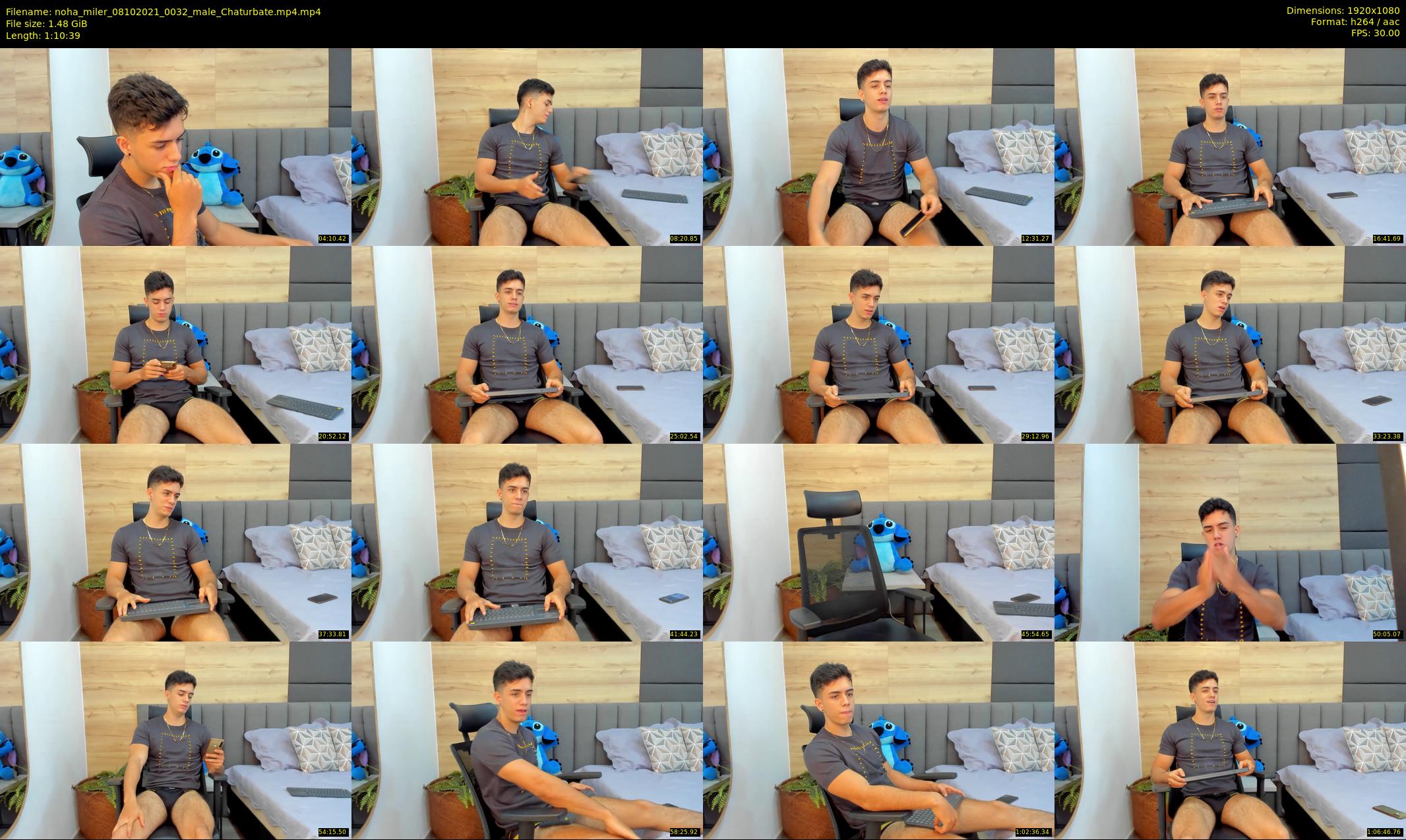 noha_miler — 71 minute Chaturbate male cam show recording, 1080p, Oct 8, 2021