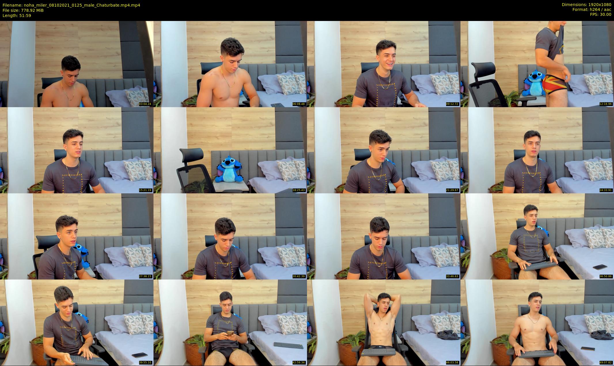 noha_miler — 52 minute Chaturbate male cam show recording, 1080p, Oct 8, 2021