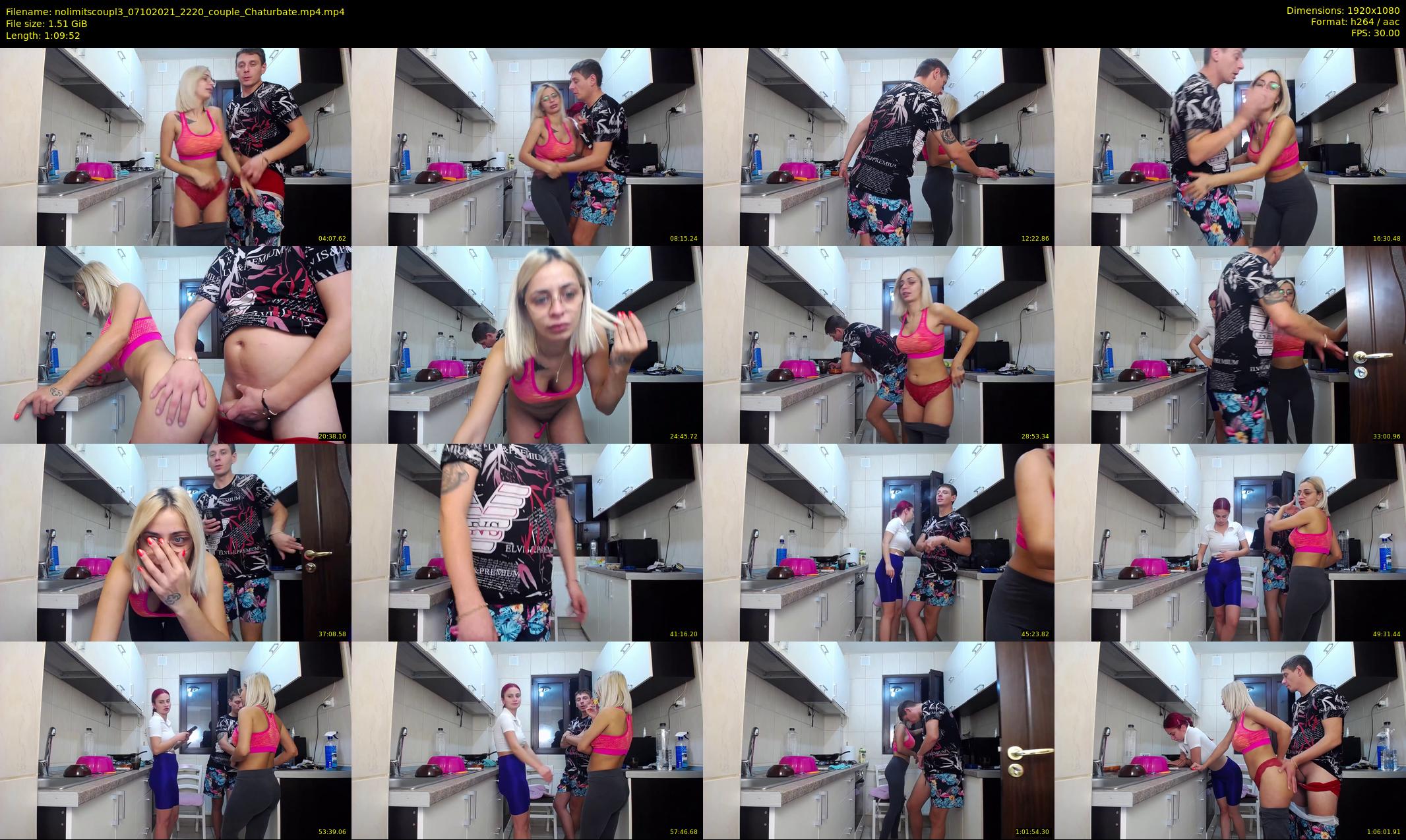 nolimitscoupl3 — 70 minute Chaturbate couple cam show recording, 1080p, Oct 7, 2021