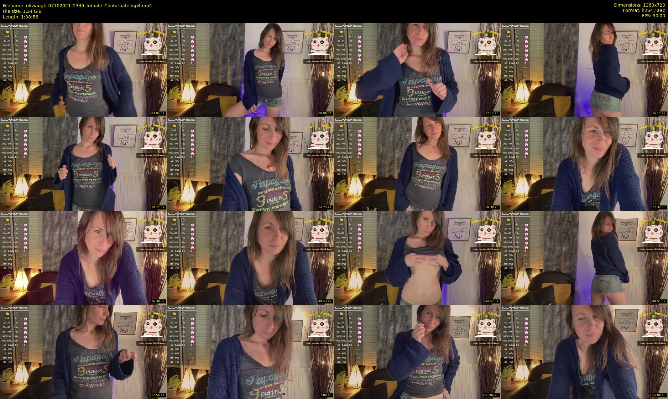 oliviaogk — 69 minute Chaturbate female cam show recording, 720p, Oct 7, 2021