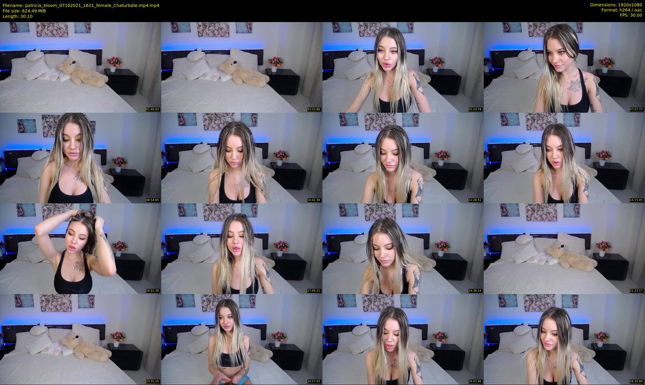 patricia_bloom — 31 minute Chaturbate female cam show recording, 1080p, Oct 7, 2021