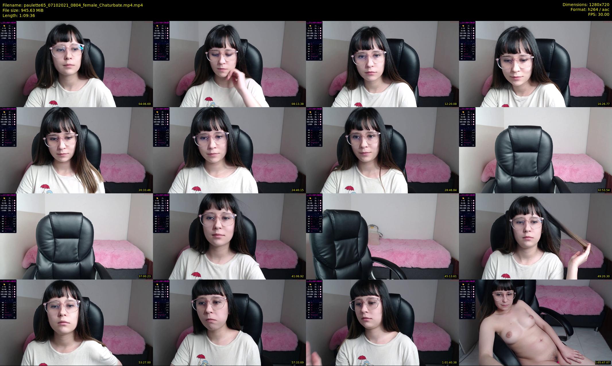paulette65 — 70 minute Chaturbate female cam show recording, 720p, Oct 7, 2021