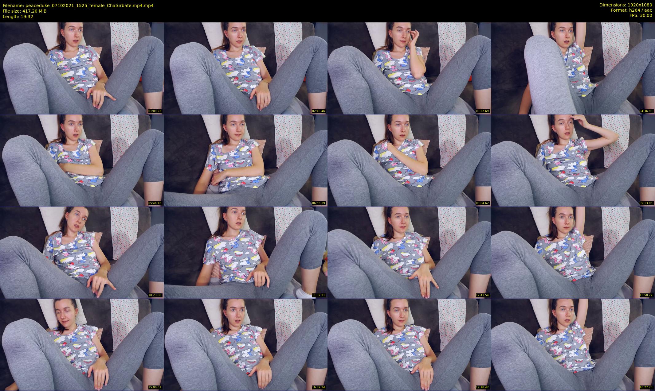 peaceduke — 20 minute Chaturbate female cam show recording, 1080p, Oct 7, 2021