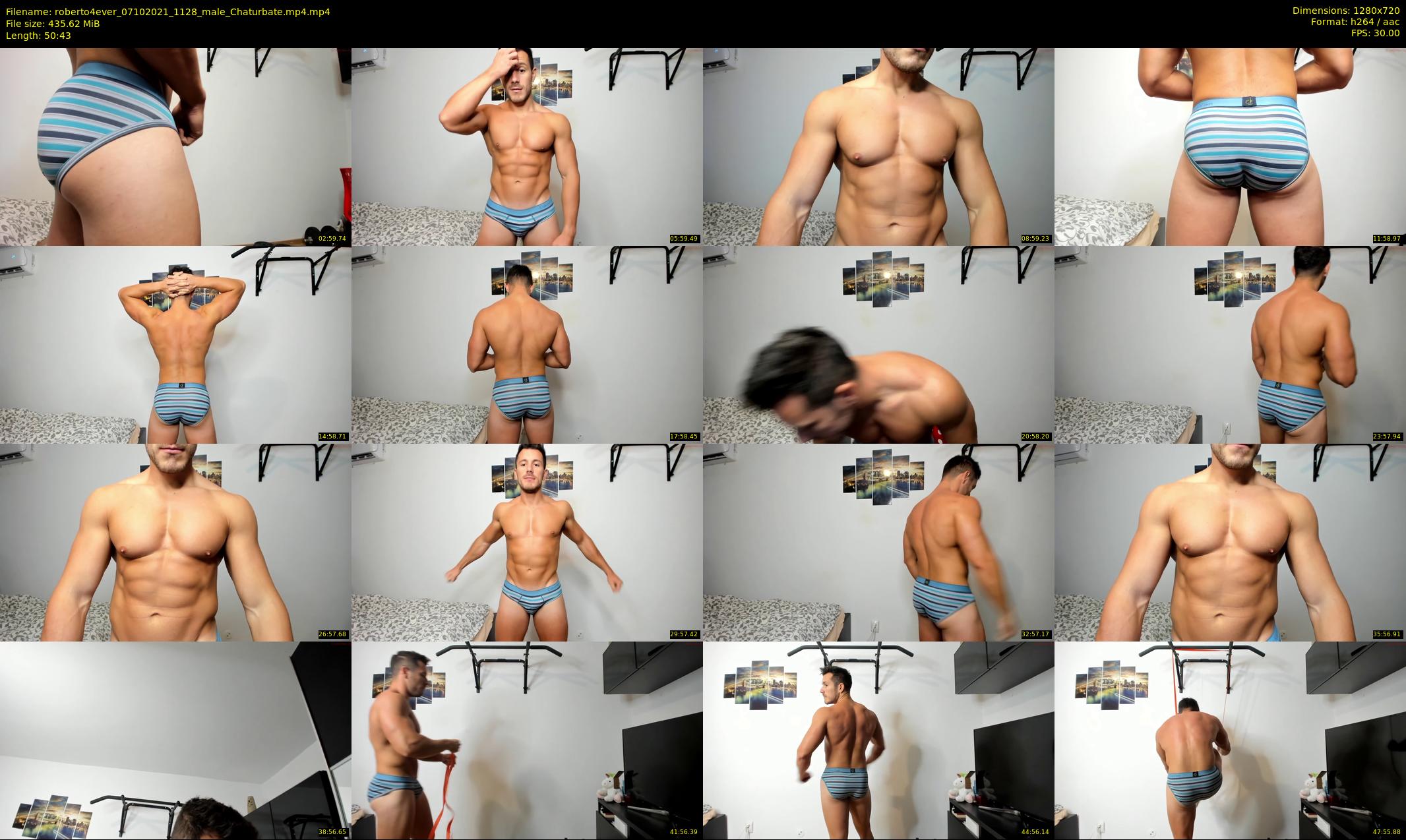 roberto4ever — 51 minute Chaturbate male cam show recording, 720p, Oct 7, 2021