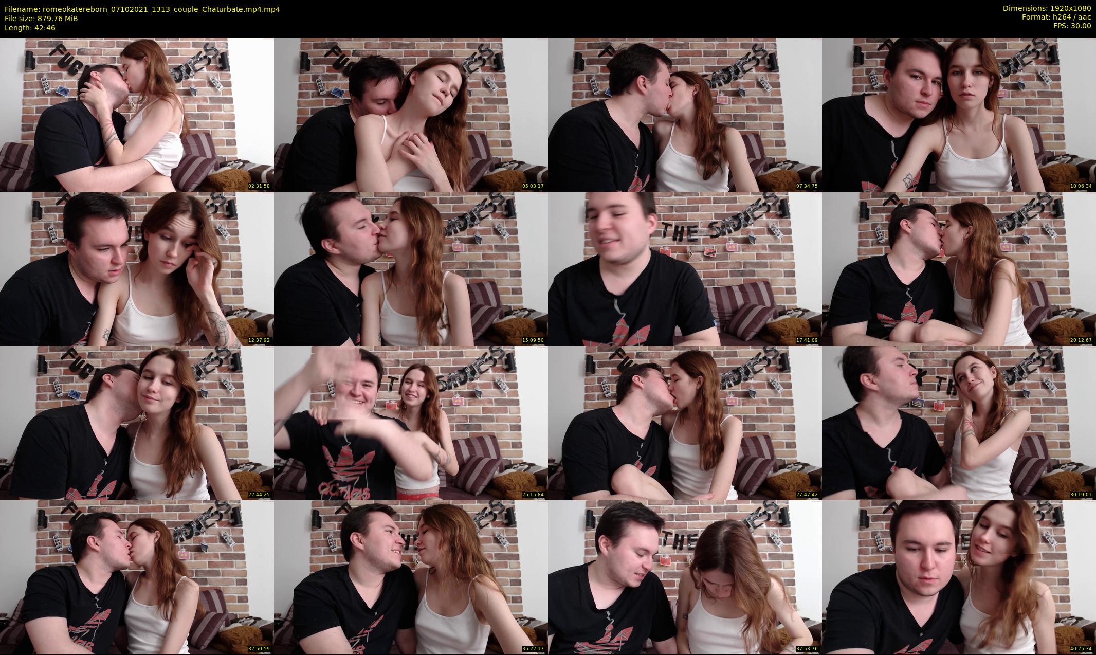romeokatereborn — 43 minute Chaturbate couple cam show recording, 1080p, Oct 7, 2021