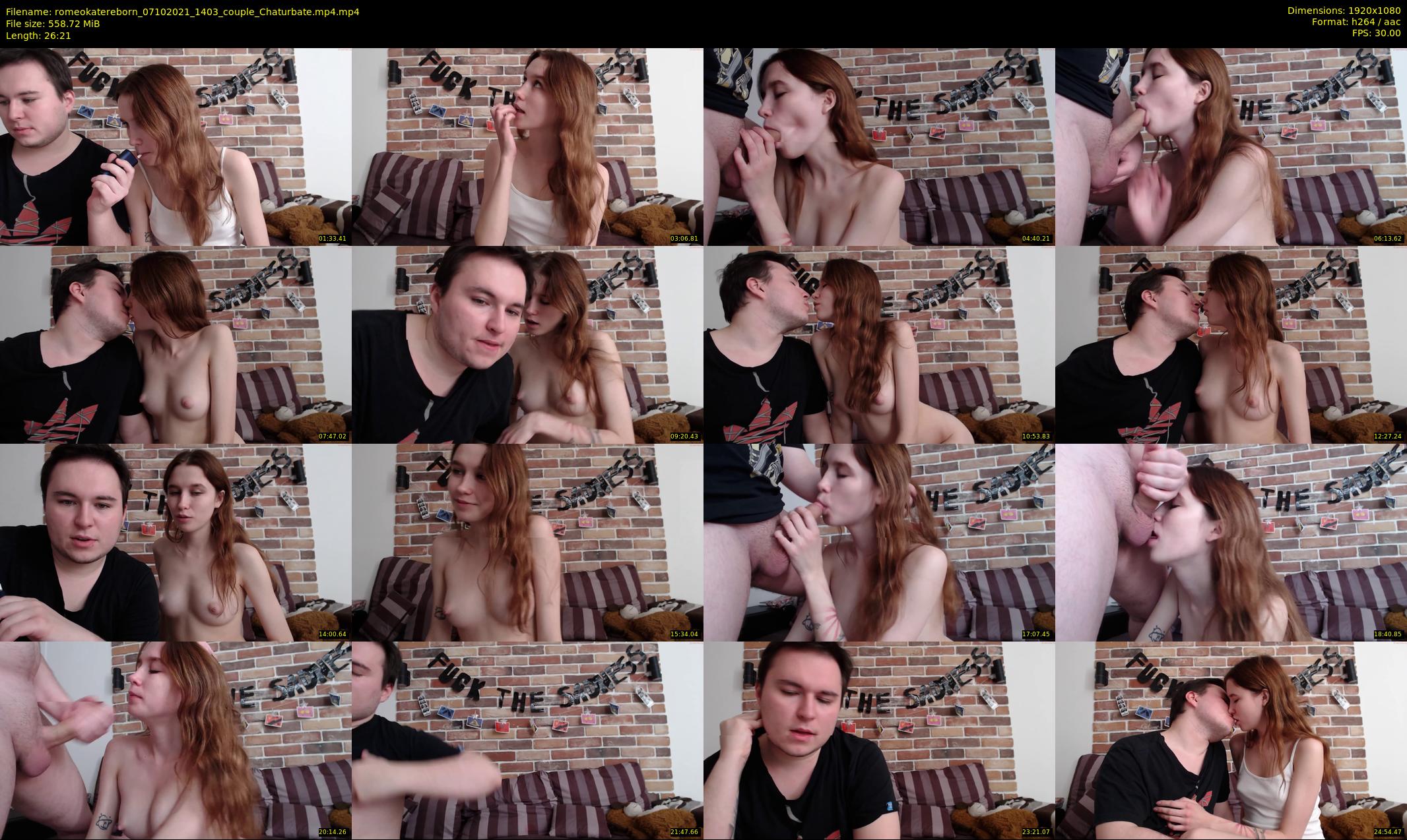 romeokatereborn — 27 minute Chaturbate couple cam show recording, 1080p, Oct 7, 2021