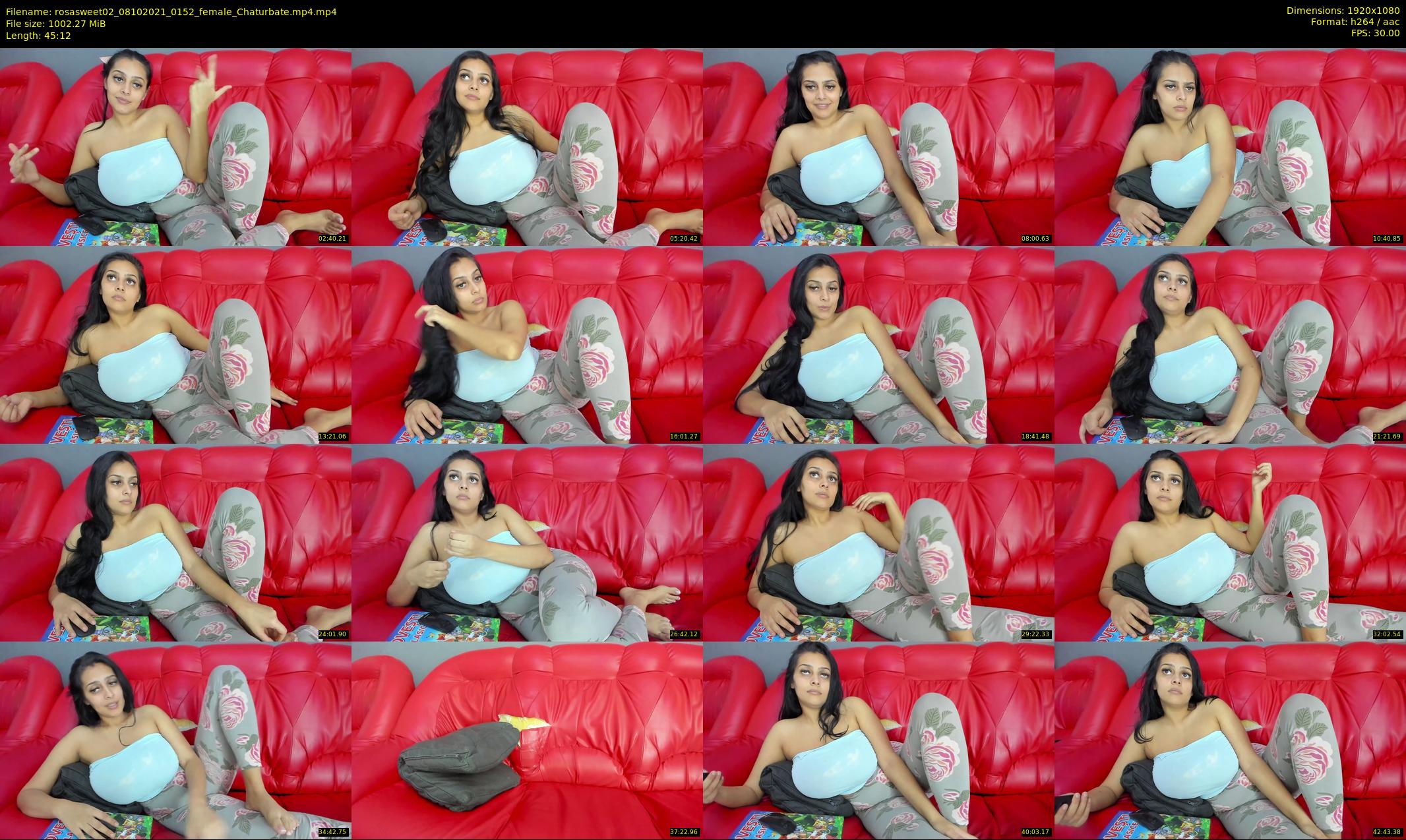 rosasweet02 — 46 minute Chaturbate female cam show recording, 1080p, Oct 8, 2021
