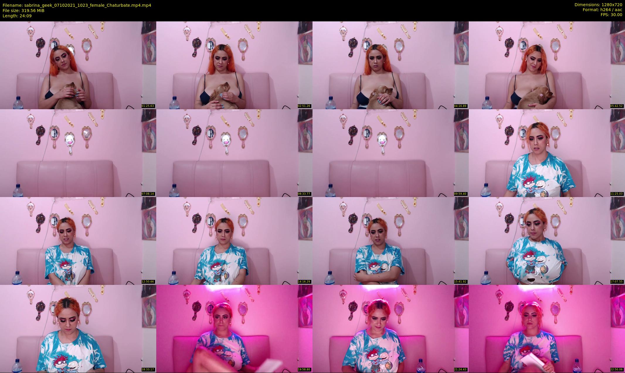 sabrina_geek — 25 minute Chaturbate female cam show recording, 720p, Oct 7, 2021