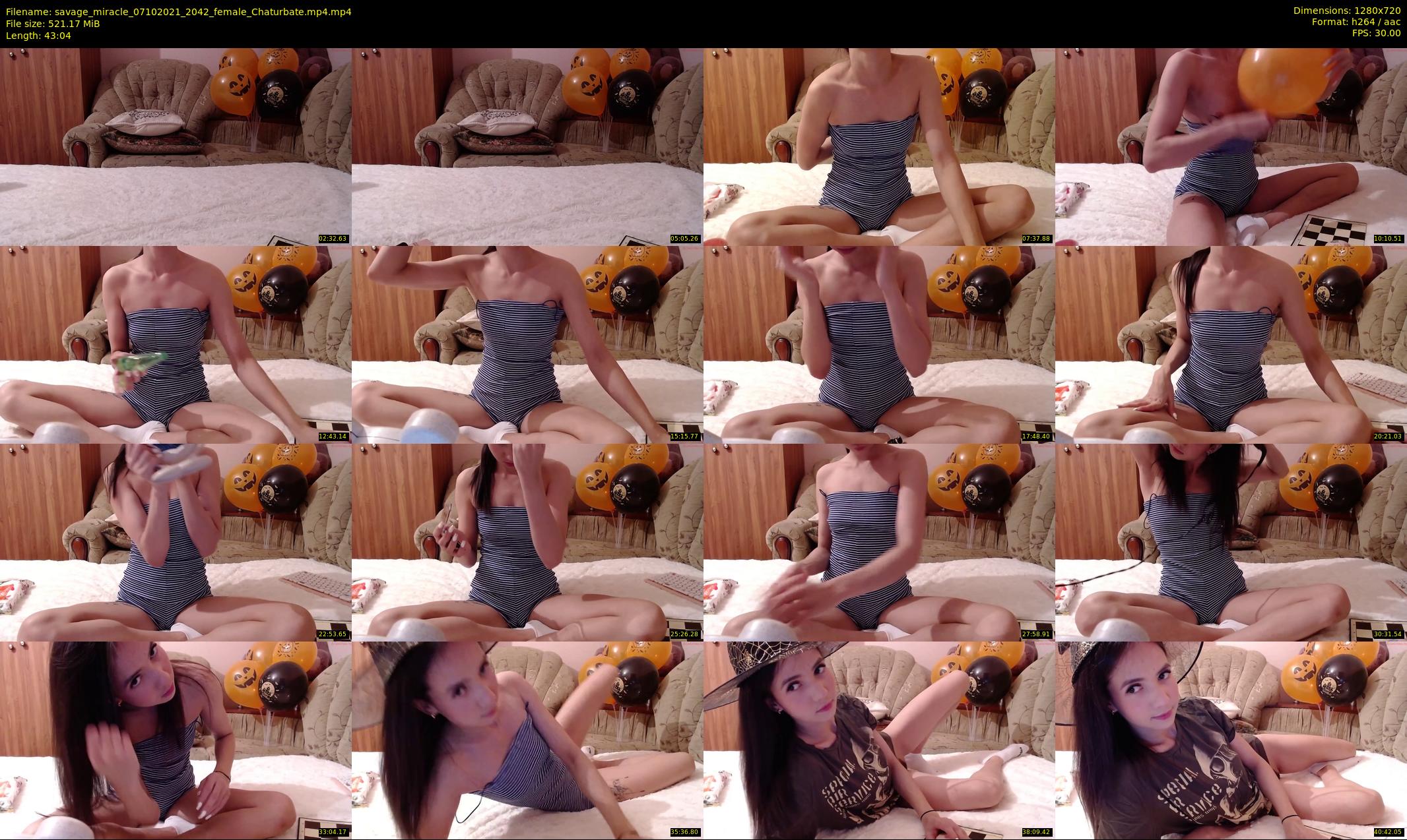 savage_miracle — 44 minute Chaturbate female cam show recording, 720p, Oct 7, 2021