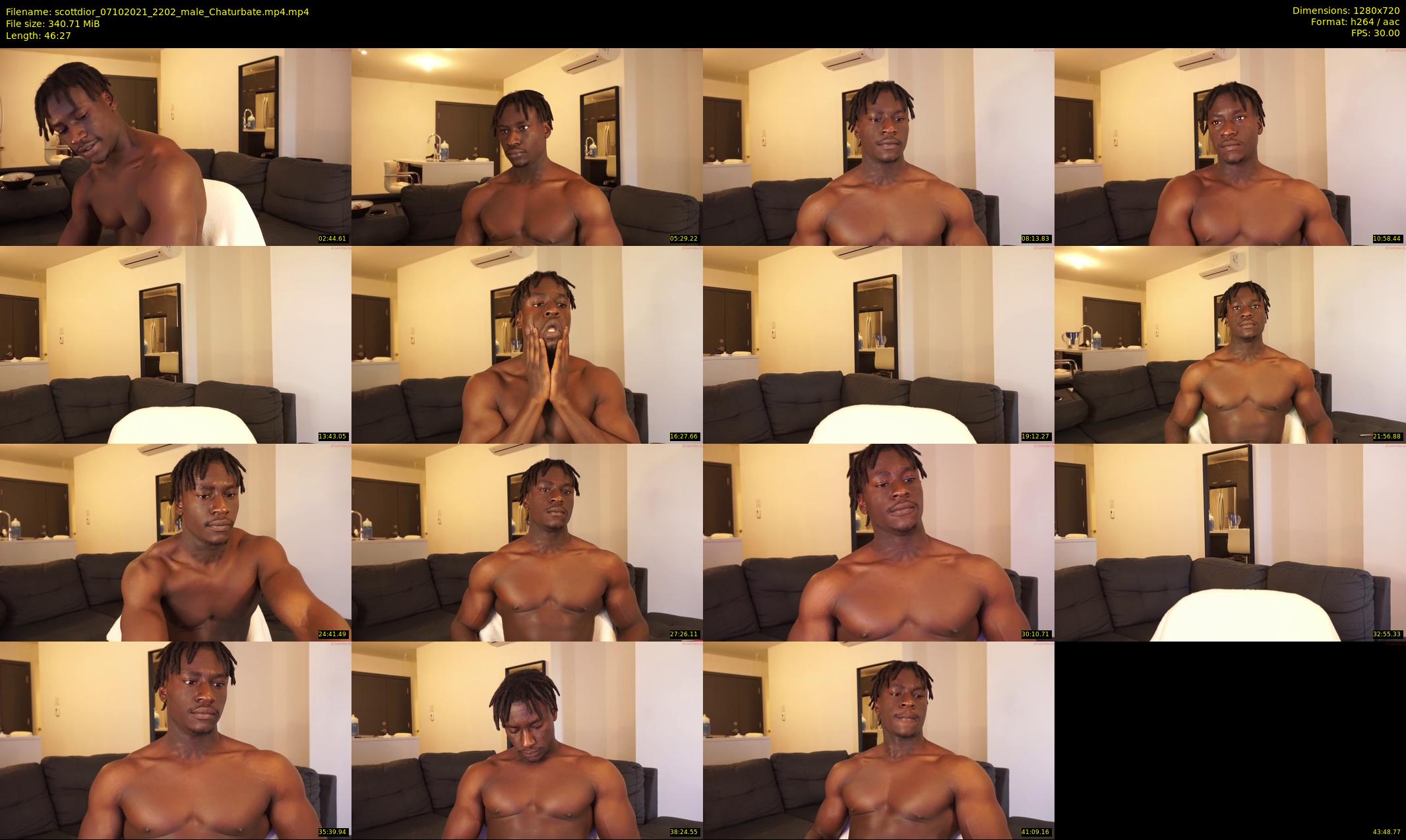 scottdior — 47 minute Chaturbate male cam show recording, 720p, Oct 7, 2021
