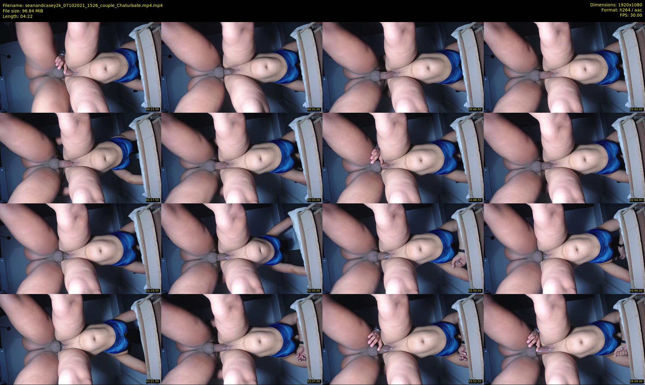 seanandcasey2k — 5 minute Chaturbate couple cam show recording, 1080p, Oct 7, 2021