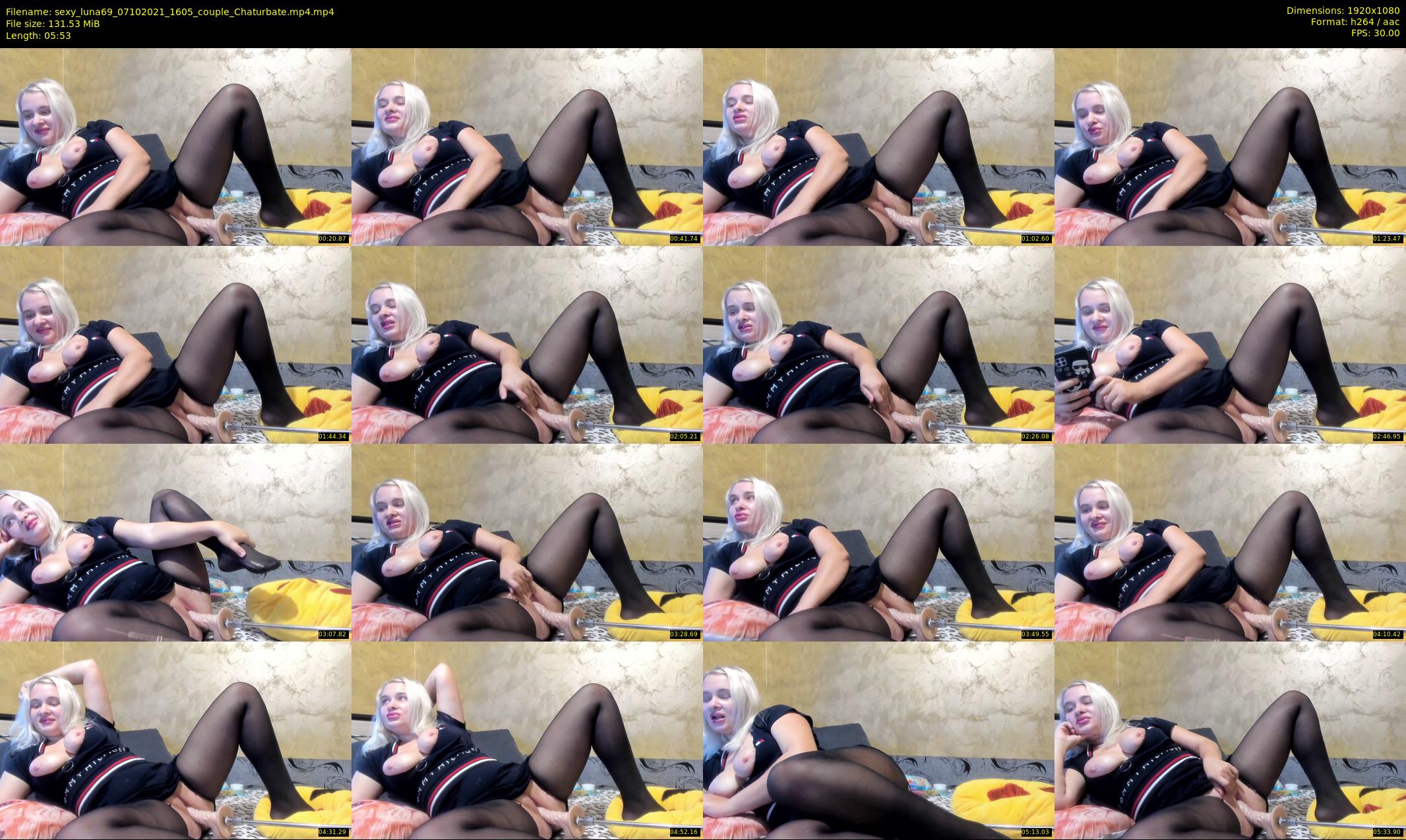 sexy_luna69 — 6 minute Chaturbate couple cam show recording, 1080p, Oct 7, 2021