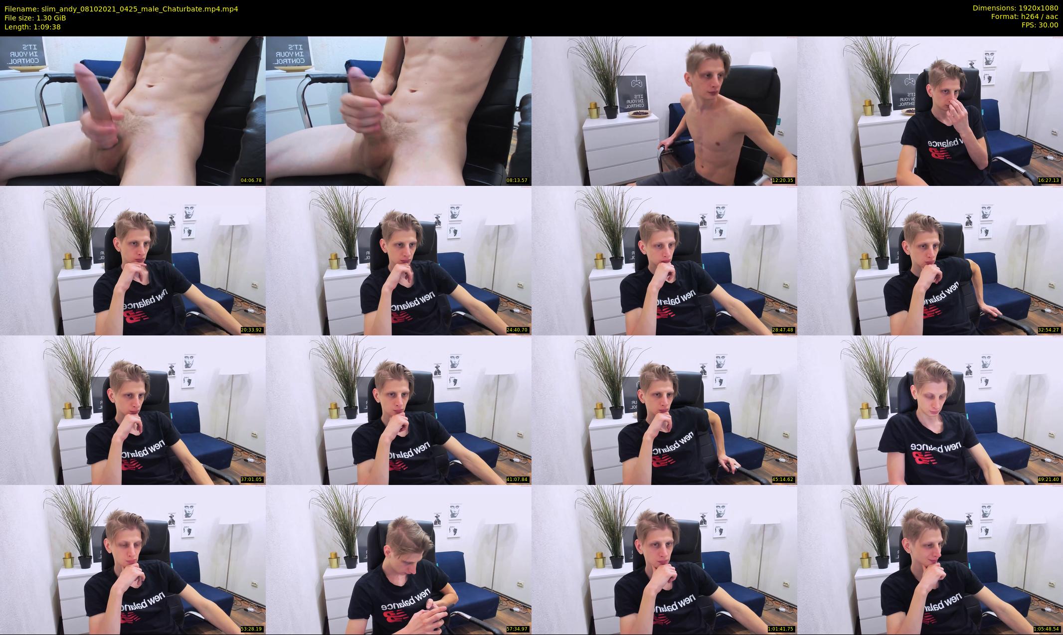 slim_andy — 70 minute Chaturbate male cam show recording, 1080p, Oct 8, 2021