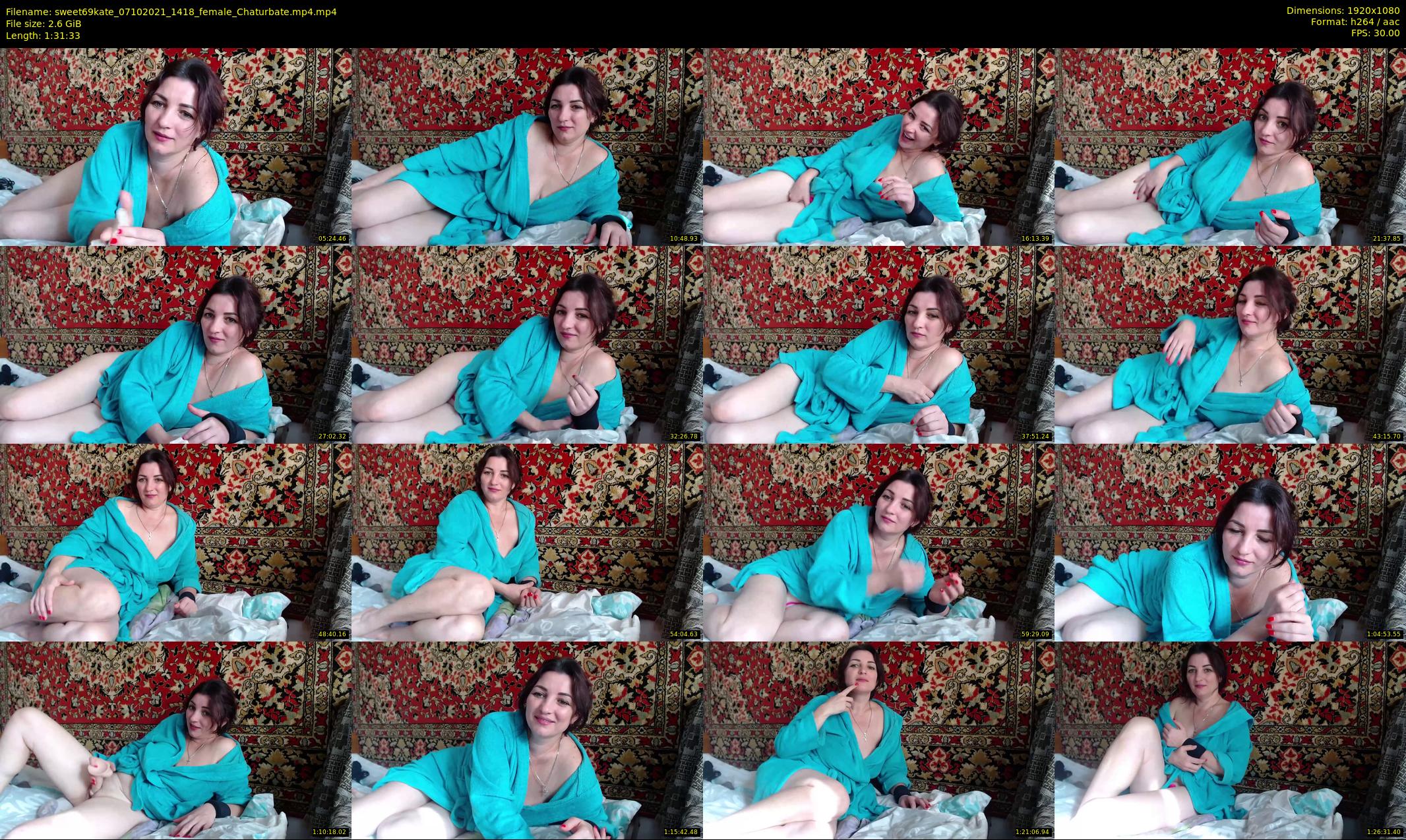 sweet69kate — 92 minute Chaturbate female cam show recording, 1080p, Oct 7, 2021