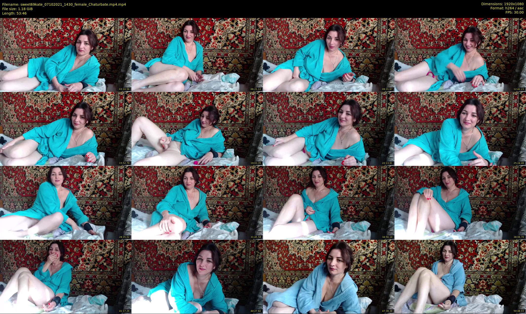 sweet69kate — 54 minute Chaturbate female cam show recording, 1080p, Oct 7, 2021