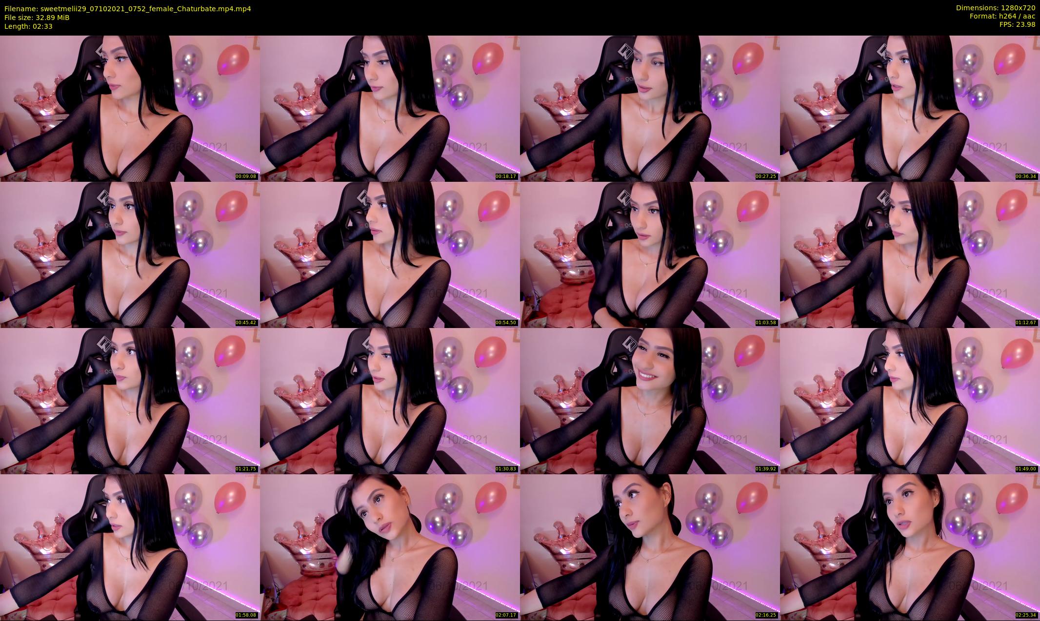 sweetmelii29 — 3 minute Chaturbate female cam show recording, 720p, Oct 7, 2021