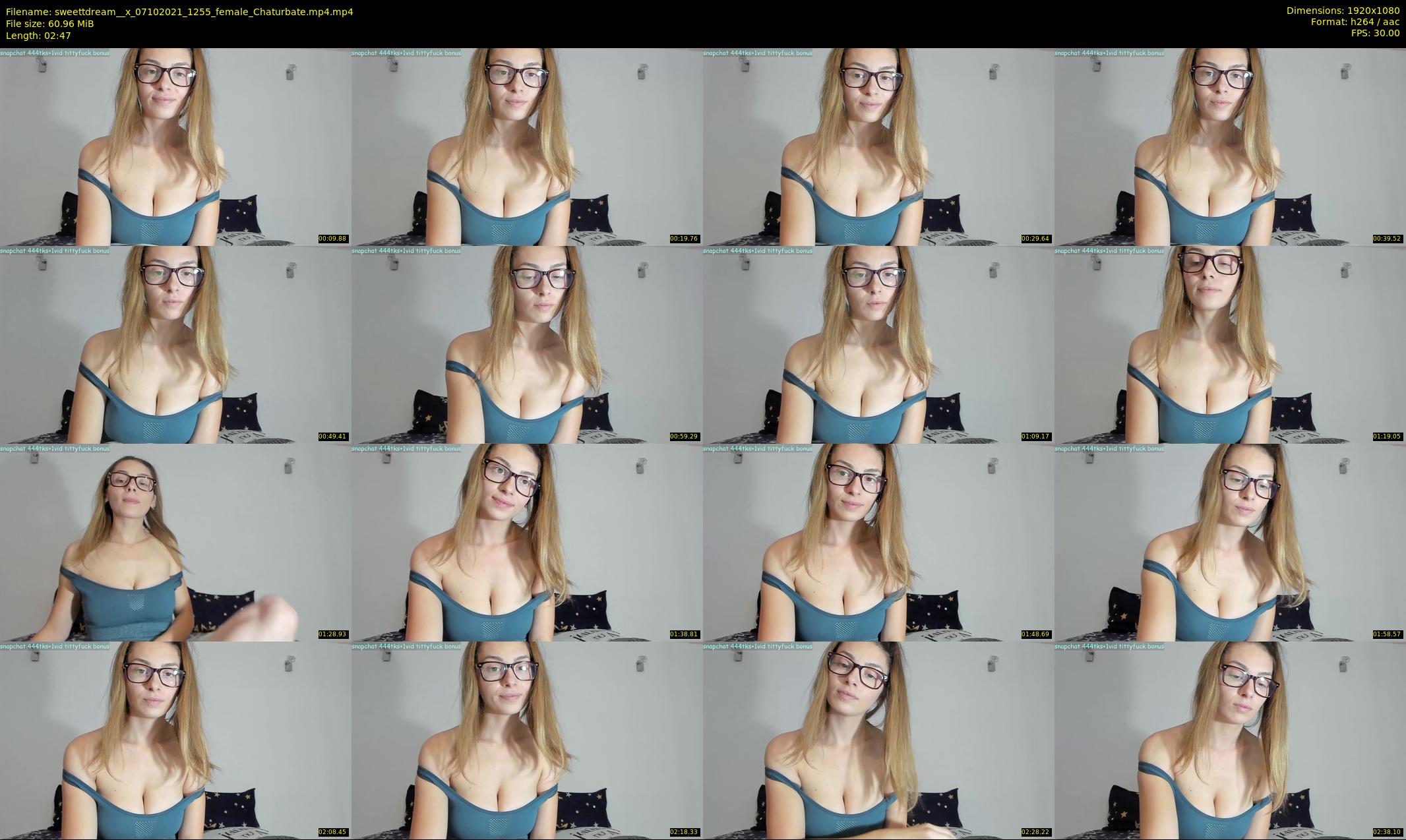 sweettdream__x — 3 minute Chaturbate female cam show recording, 1080p, Oct 7, 2021