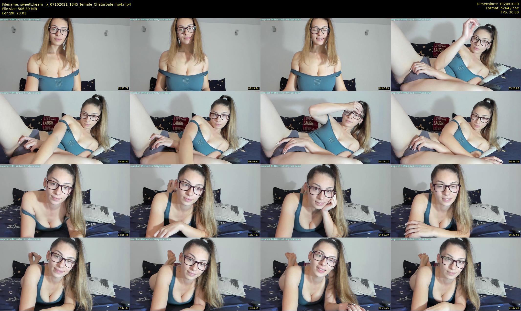 sweettdream__x — 24 minute Chaturbate female cam show recording, 1080p, Oct 7, 2021
