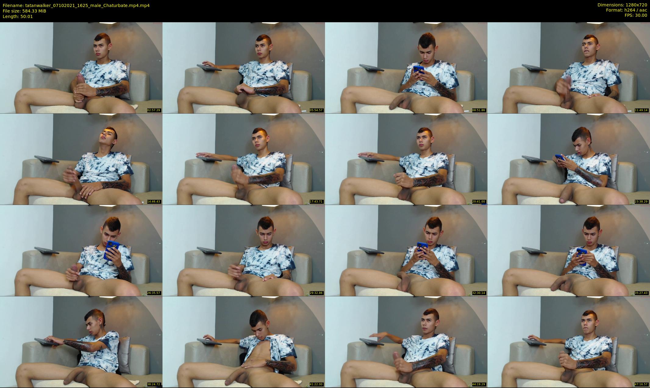 tatanwalker — 51 minute Chaturbate male cam show recording, 720p, Oct 7, 2021
