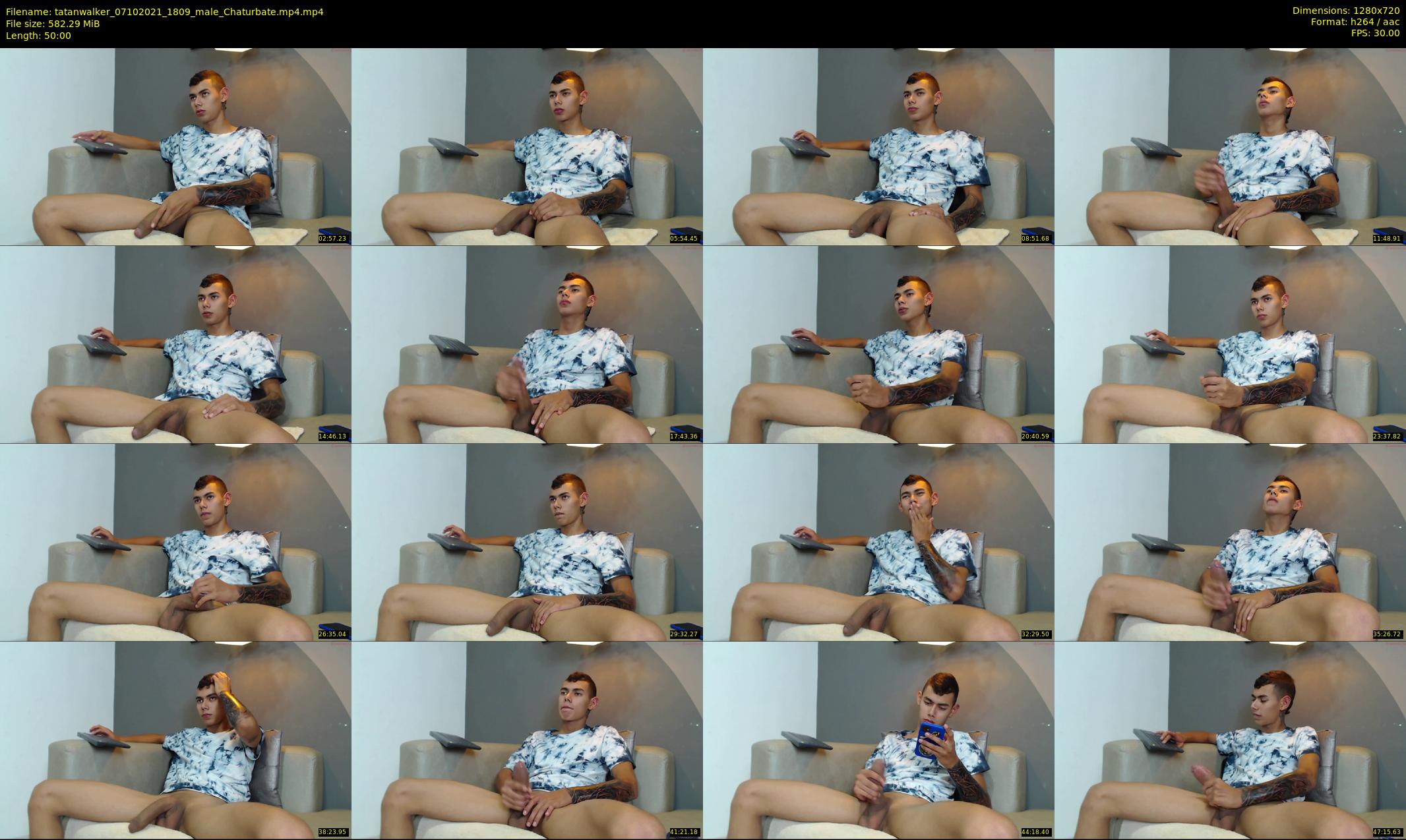 tatanwalker — 50 minute Chaturbate male cam show recording, 720p, Oct 7, 2021