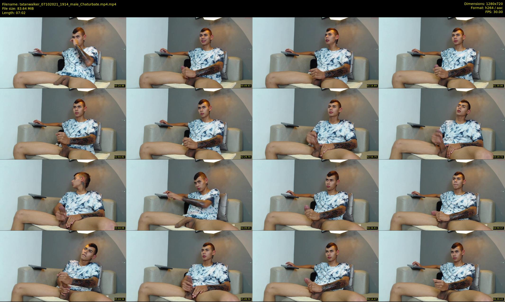 tatanwalker — 8 minute Chaturbate male cam show recording, 720p, Oct 7, 2021