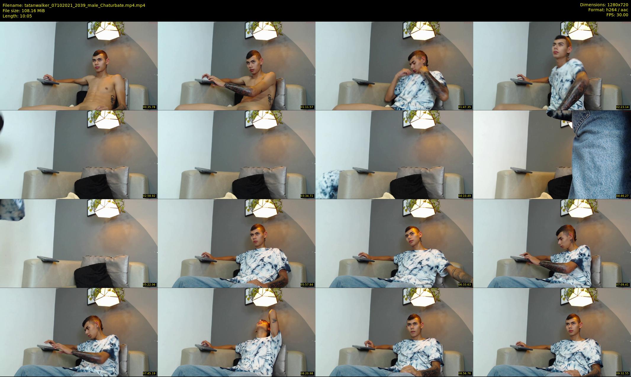 tatanwalker — 11 minute Chaturbate male cam show recording, 720p, Oct 7, 2021