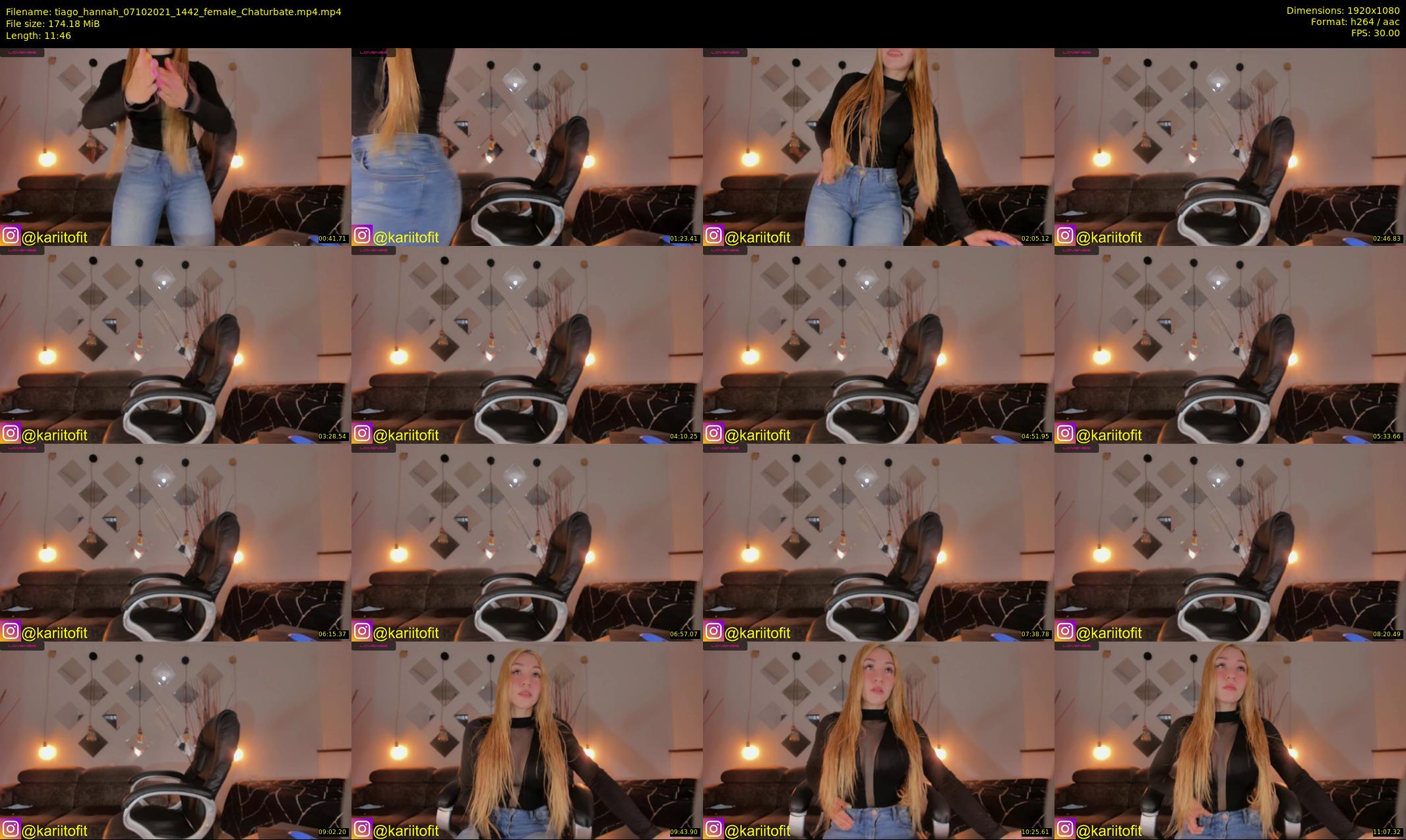 tiago_hannah — 12 minute Chaturbate couple cam show recording, 1080p, Oct 7, 2021