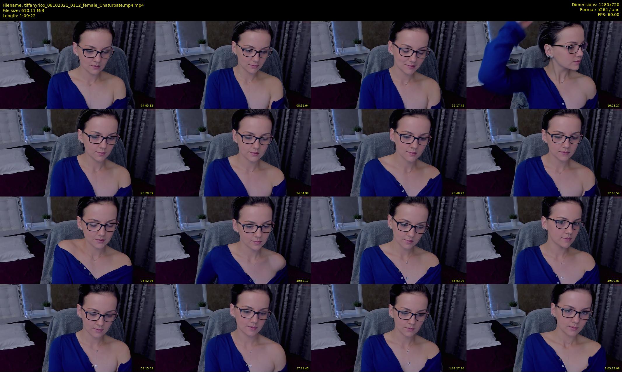 tiffanyriox — 70 minute Chaturbate female cam show recording, 720p, Oct 8, 2021