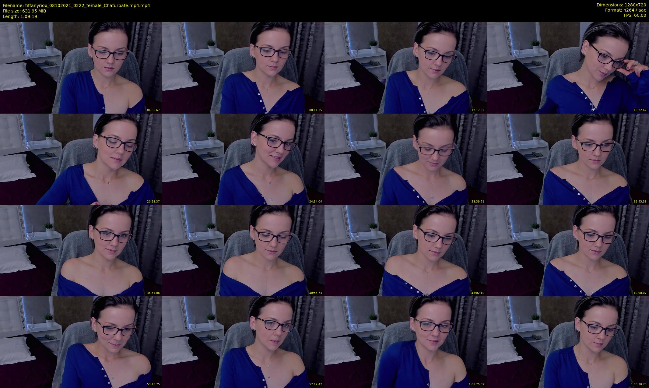 tiffanyriox — 70 minute Chaturbate female cam show recording, 720p, Oct 8, 2021
