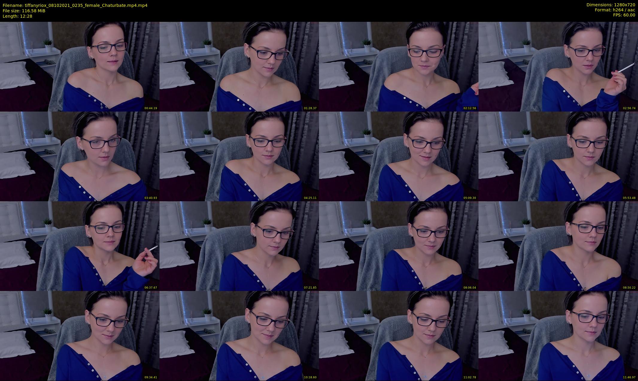 tiffanyriox — 13 minute Chaturbate female cam show recording, 720p, Oct 8, 2021