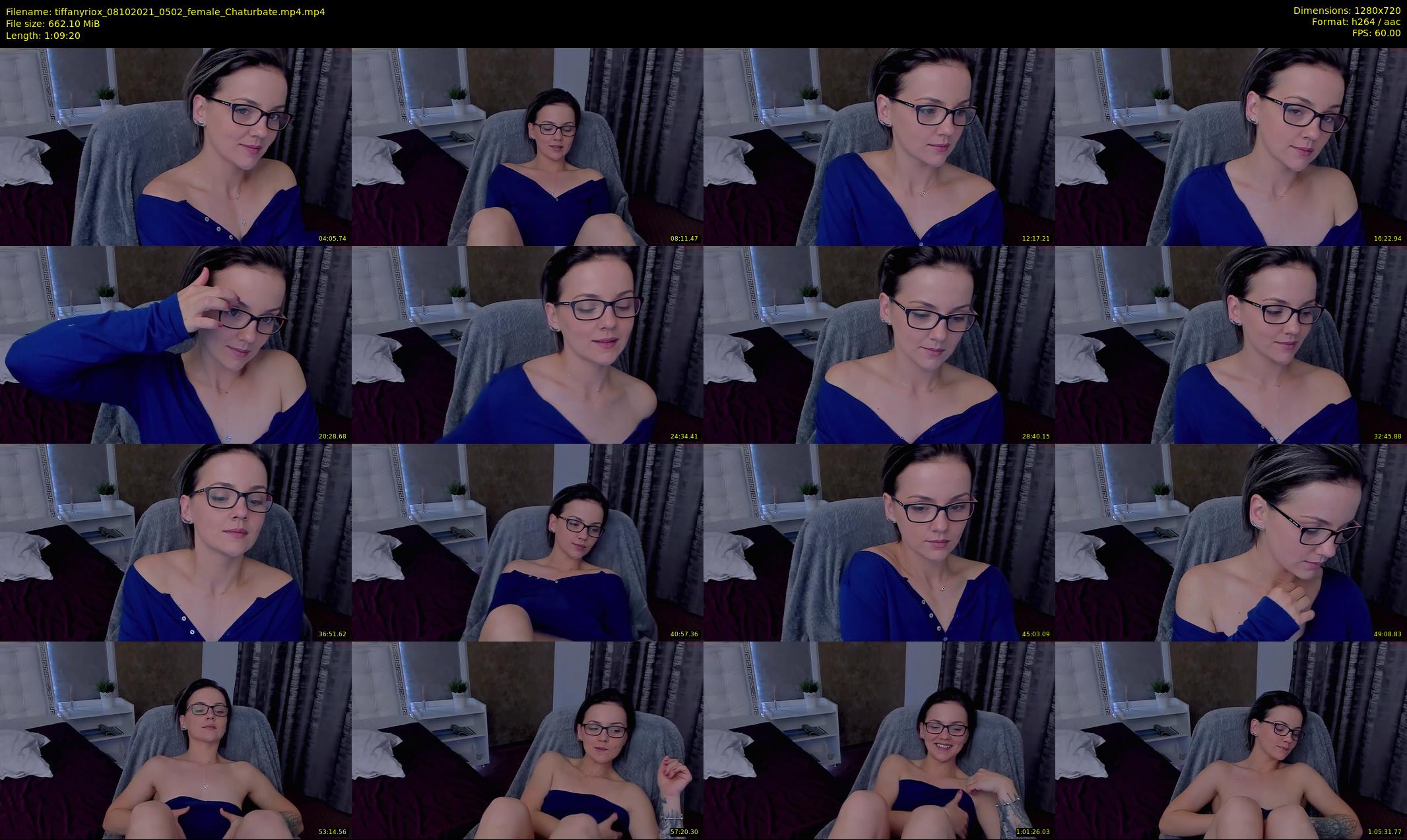 tiffanyriox — 70 minute Chaturbate female cam show recording, 720p, Oct 8, 2021