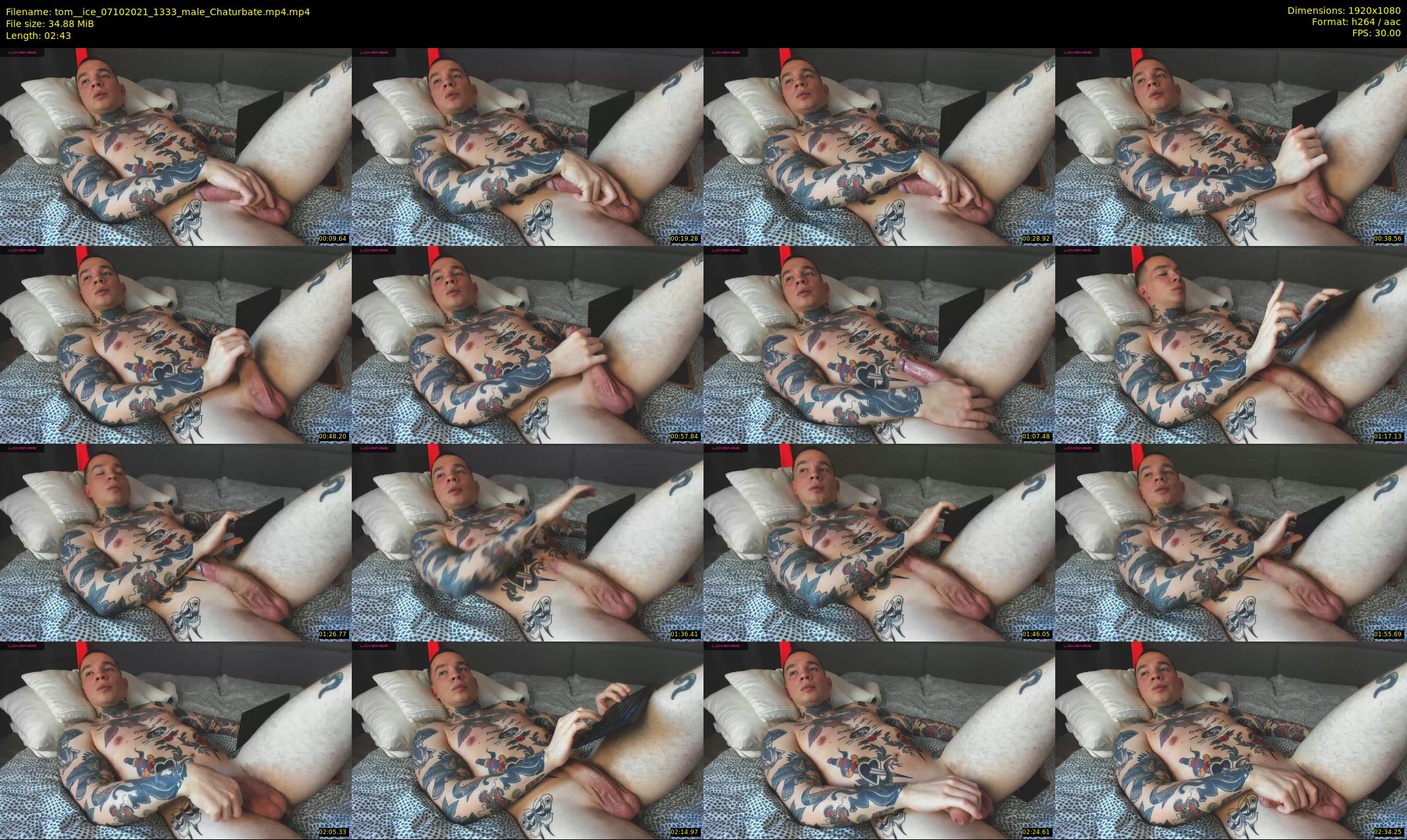 tom__ice — 3 minute Chaturbate male cam show recording, 1080p, Oct 7, 2021