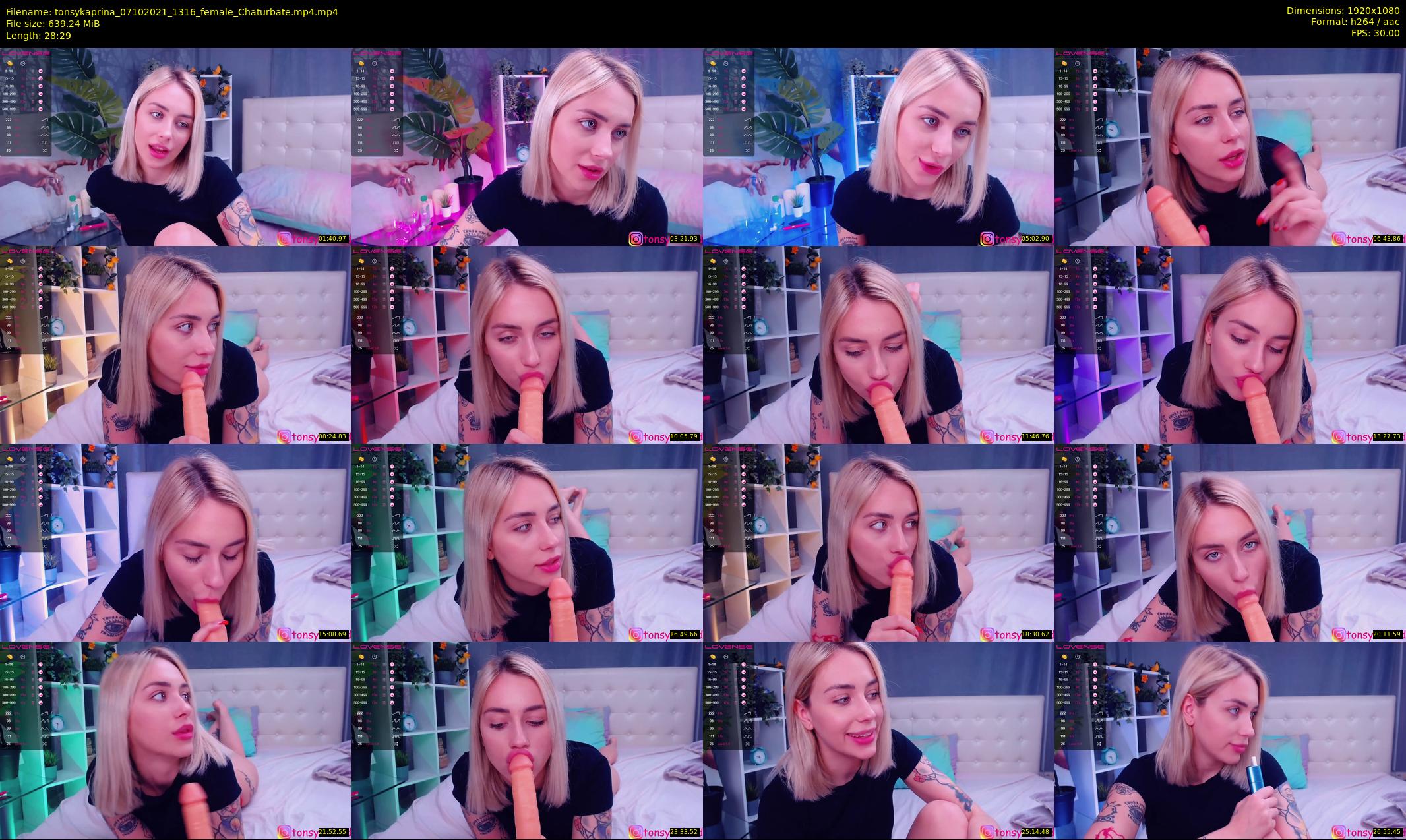tonsykaprina — 29 minute Chaturbate couple cam show recording, 1080p, Oct 7, 2021
