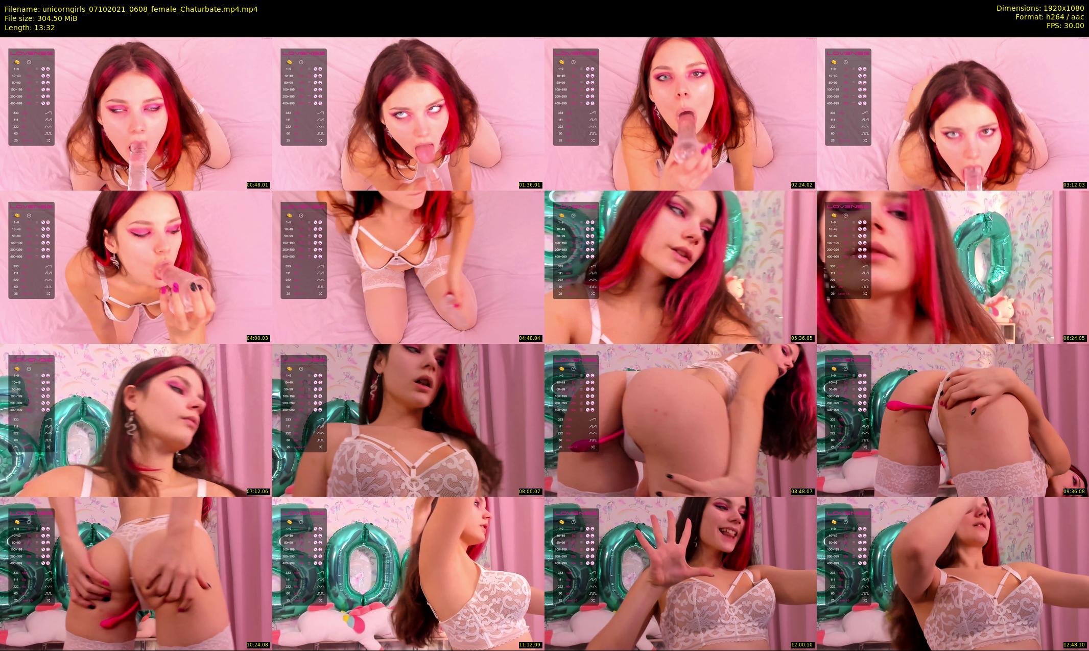 unicorngirls — 14 minute Chaturbate couple cam show recording, 1080p, Oct 7, 2021