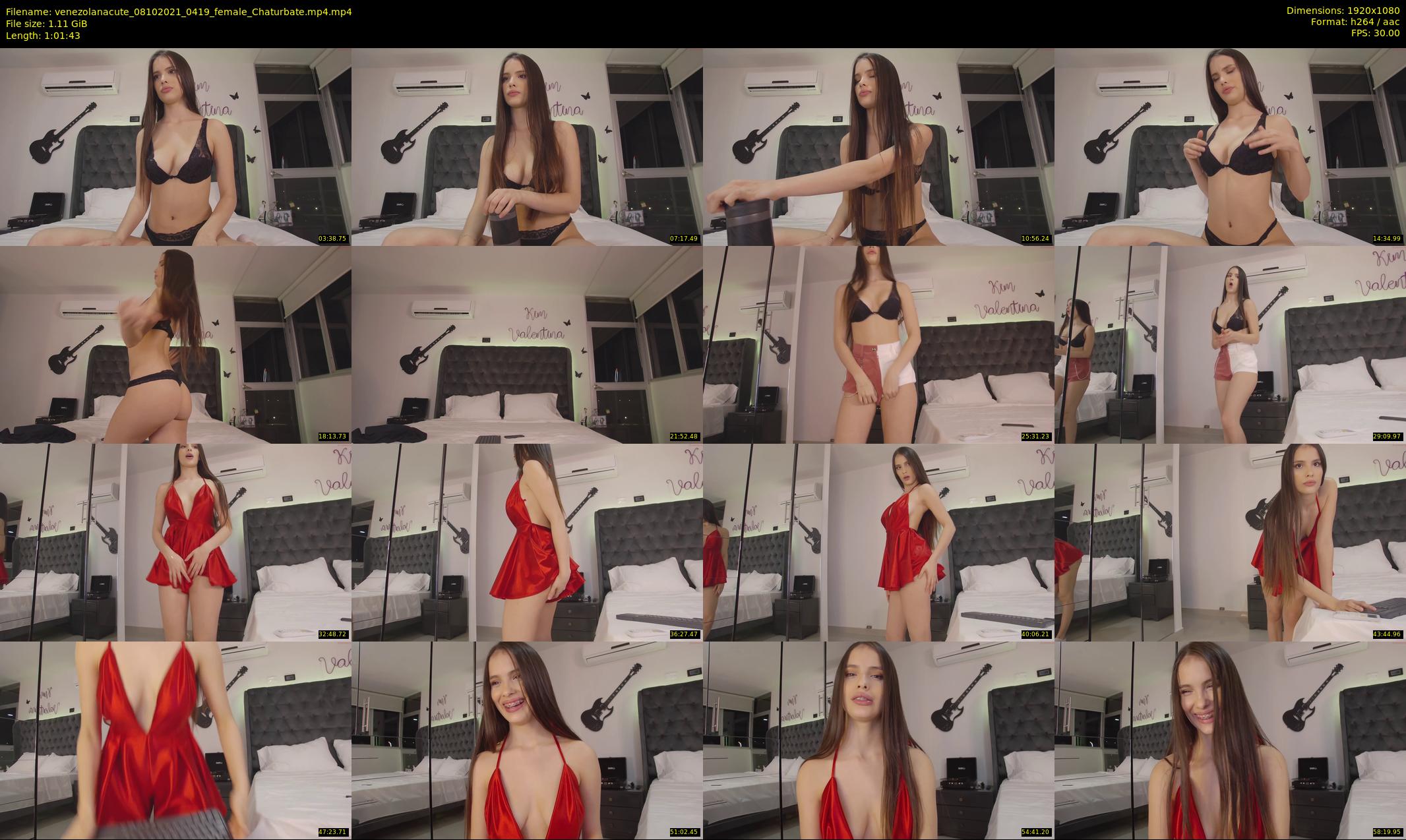 venezolanacute — 62 minute Chaturbate female cam show recording, 1080p, Oct 8, 2021