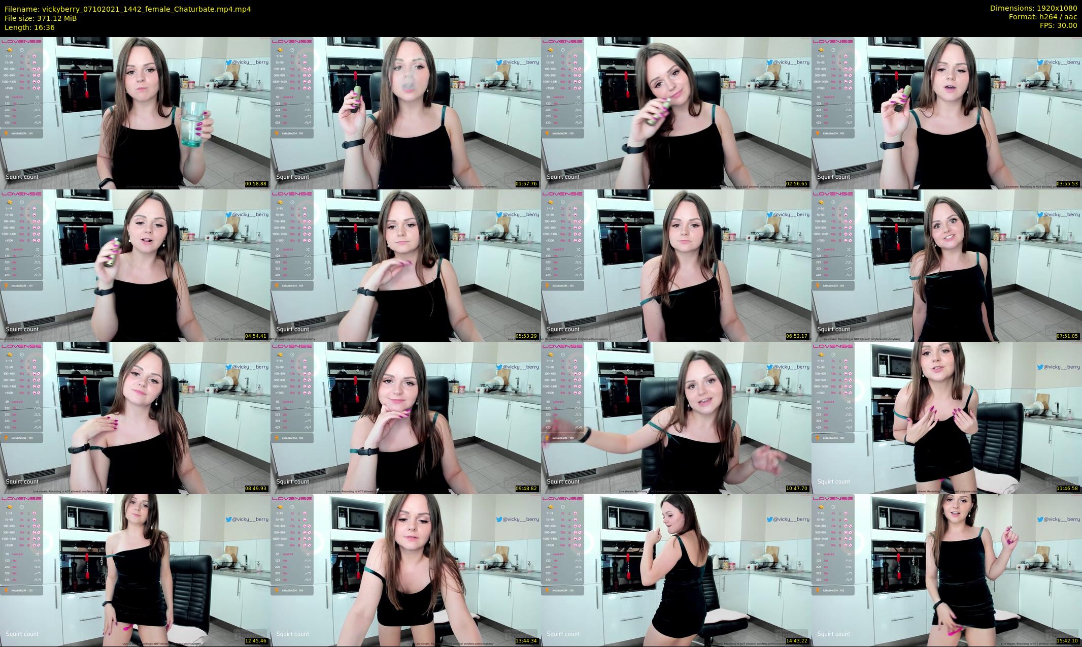 vickyberry — 17 minute Chaturbate female cam show recording, 1080p, Oct 7, 2021