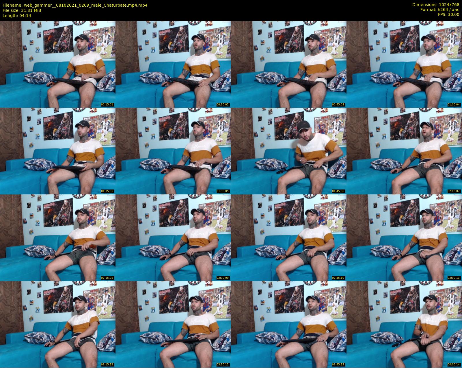 web_gammer_ — 5 minute Chaturbate male cam show recording, 720p, Oct 8, 2021
