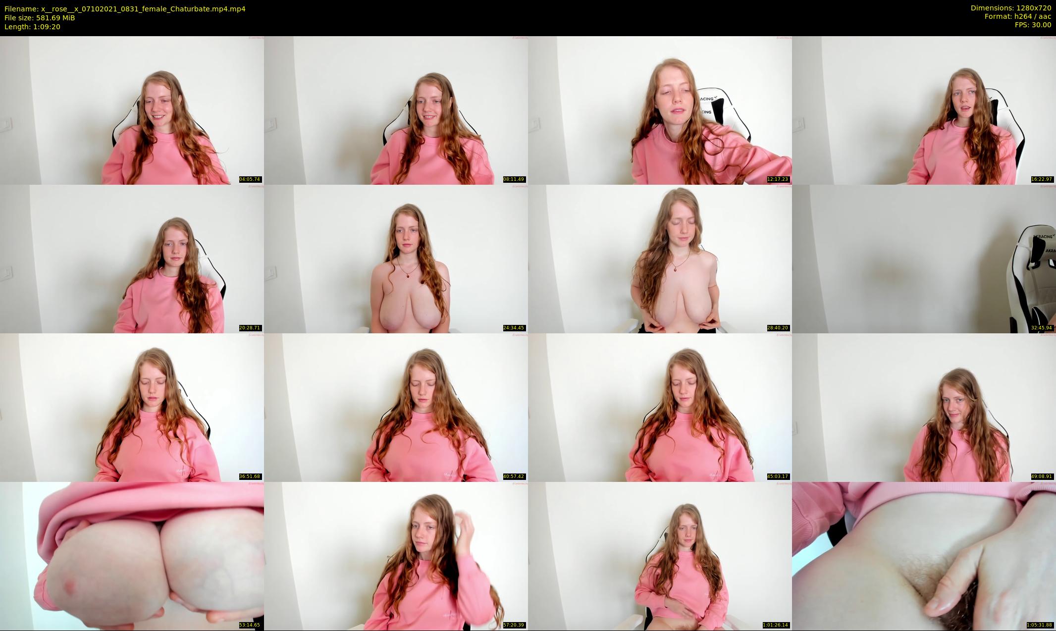 x__rose__x — 70 minute Chaturbate female cam show recording, 720p, Oct 7, 2021