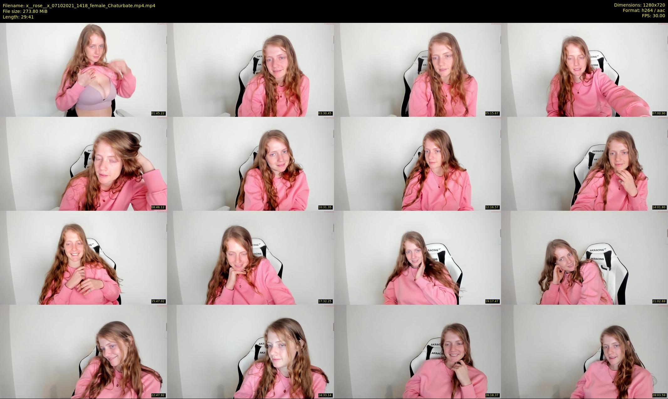 x__rose__x — 30 minute Chaturbate female cam show recording, 720p, Oct 7, 2021