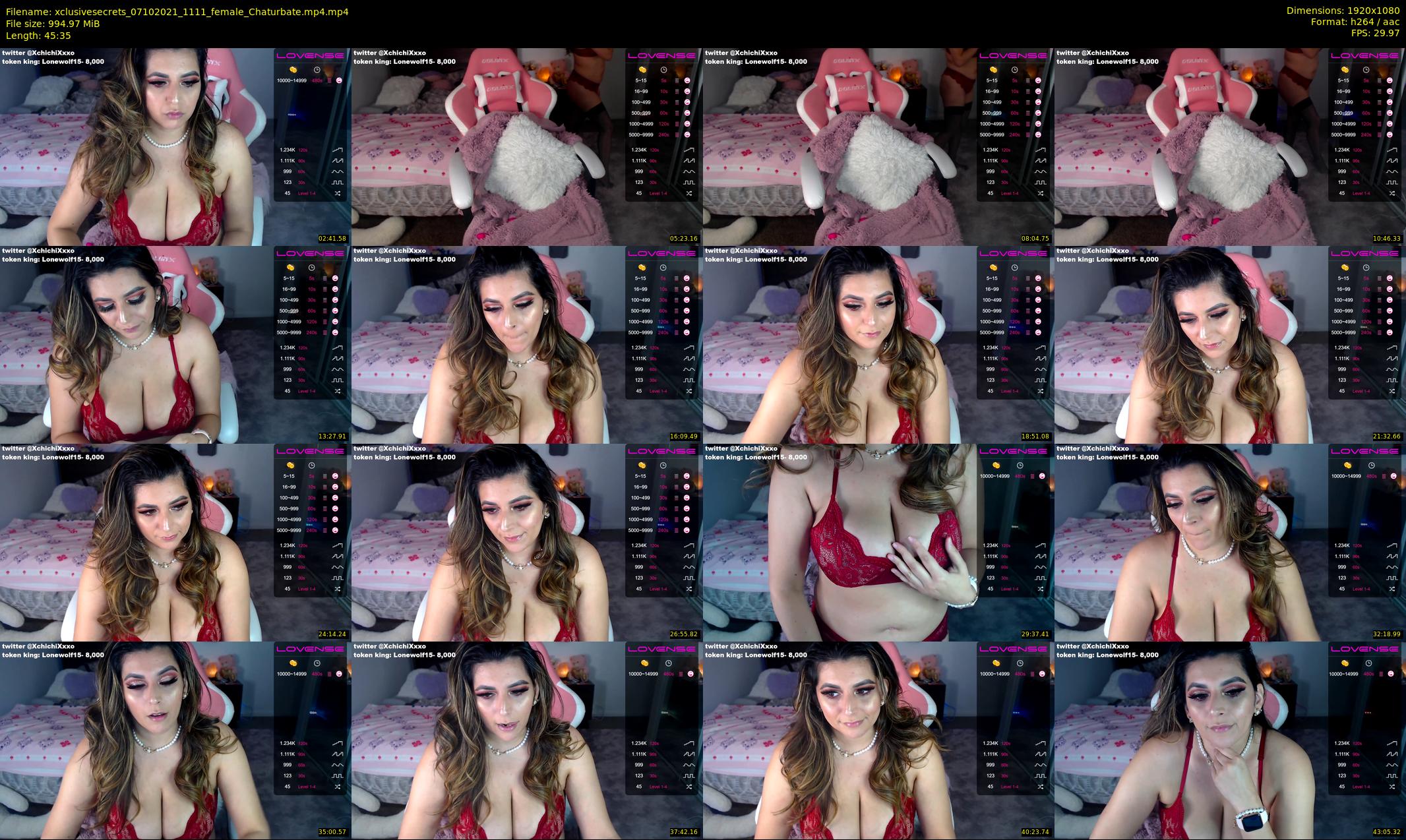 xclusivesecrets — 46 minute Chaturbate female cam show recording, 1080p, Oct 7, 2021