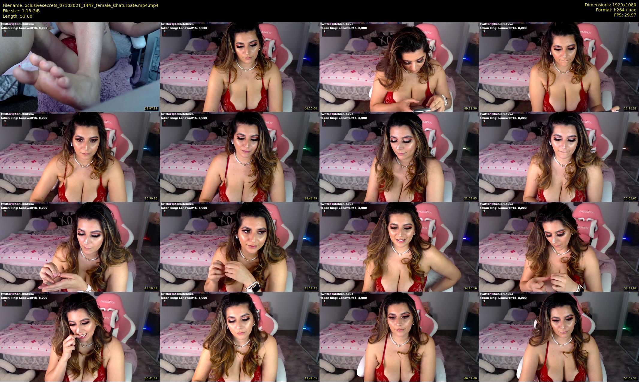 xclusivesecrets — 53 minute Chaturbate female cam show recording, 1080p, Oct 7, 2021