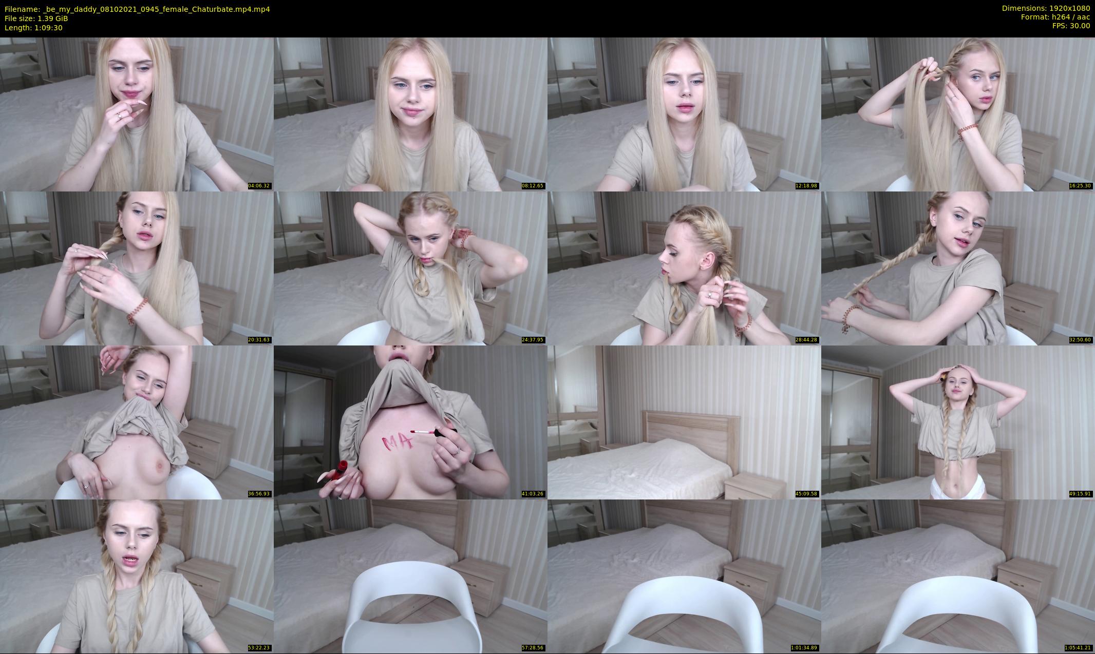 _be_my_daddy — 70 minute Chaturbate female cam show recording, 1080p, Oct 8, 2021