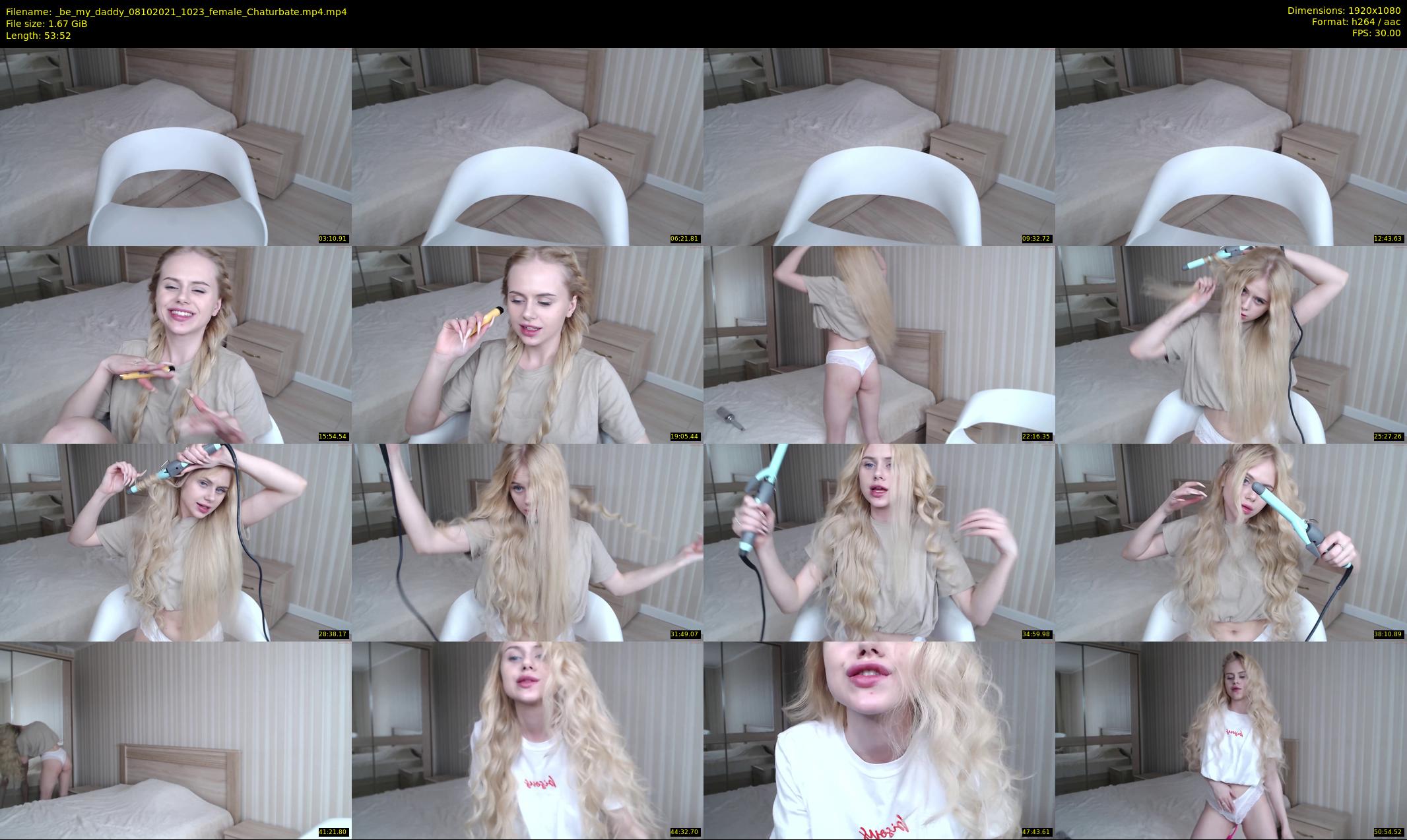 _be_my_daddy — 54 minute Chaturbate female cam show recording, 1080p, Oct 8, 2021