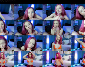 _blowjob_queen_ — 18 minute Chaturbate couple cam show recording, 1080p, Oct 8, 2021
