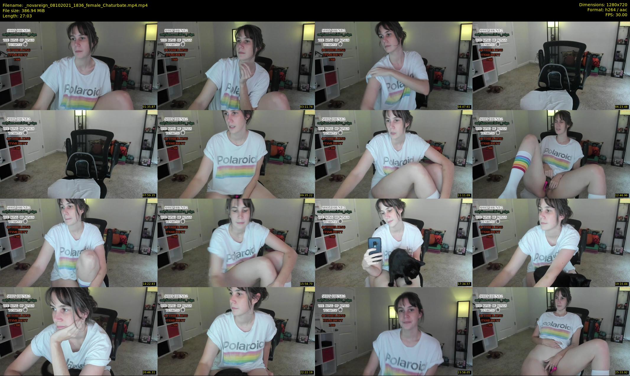 _novareign — 28 minute Chaturbate female cam show recording, 720p, Oct 8, 2021
