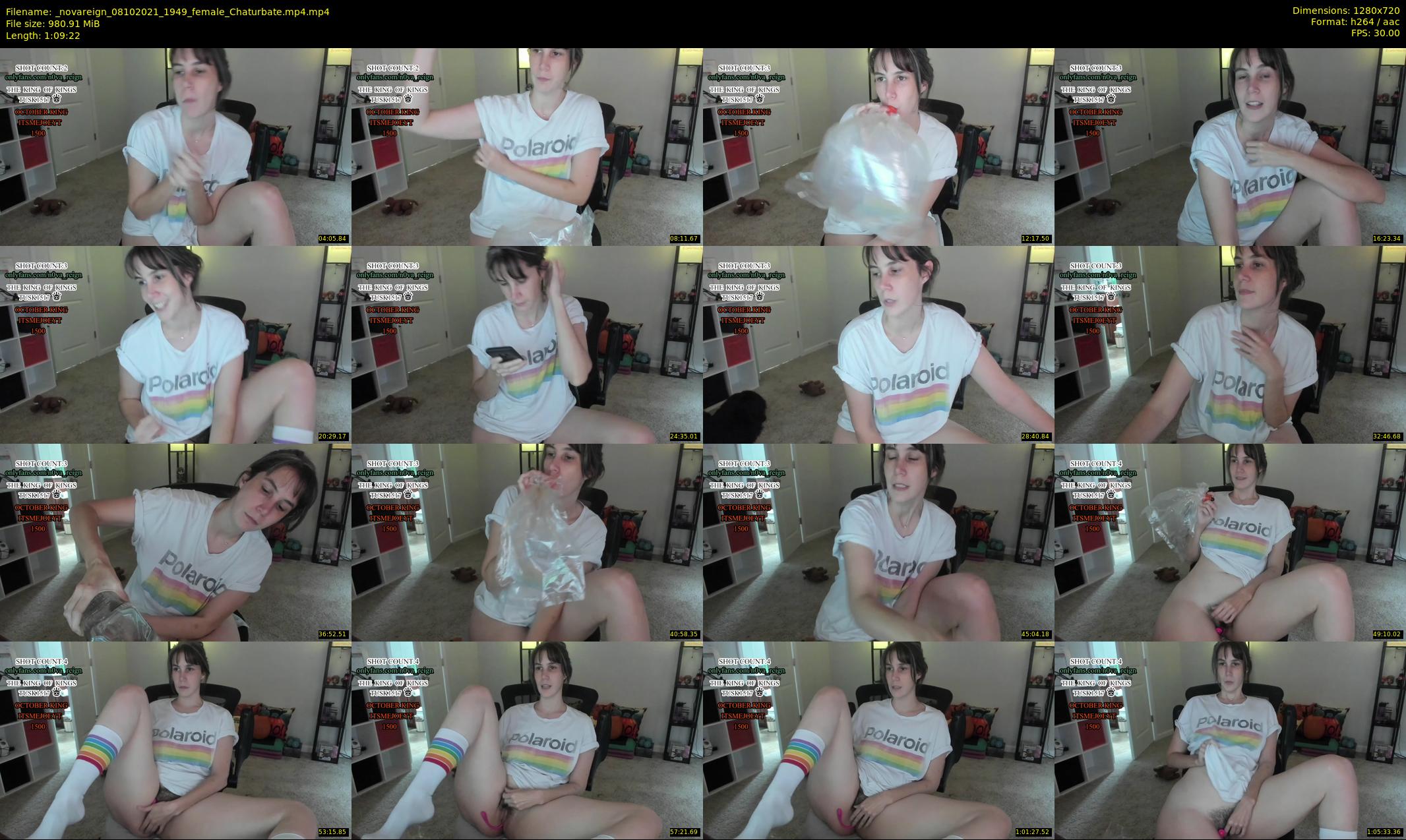 _novareign — 70 minute Chaturbate female cam show recording, 720p, Oct 8, 2021