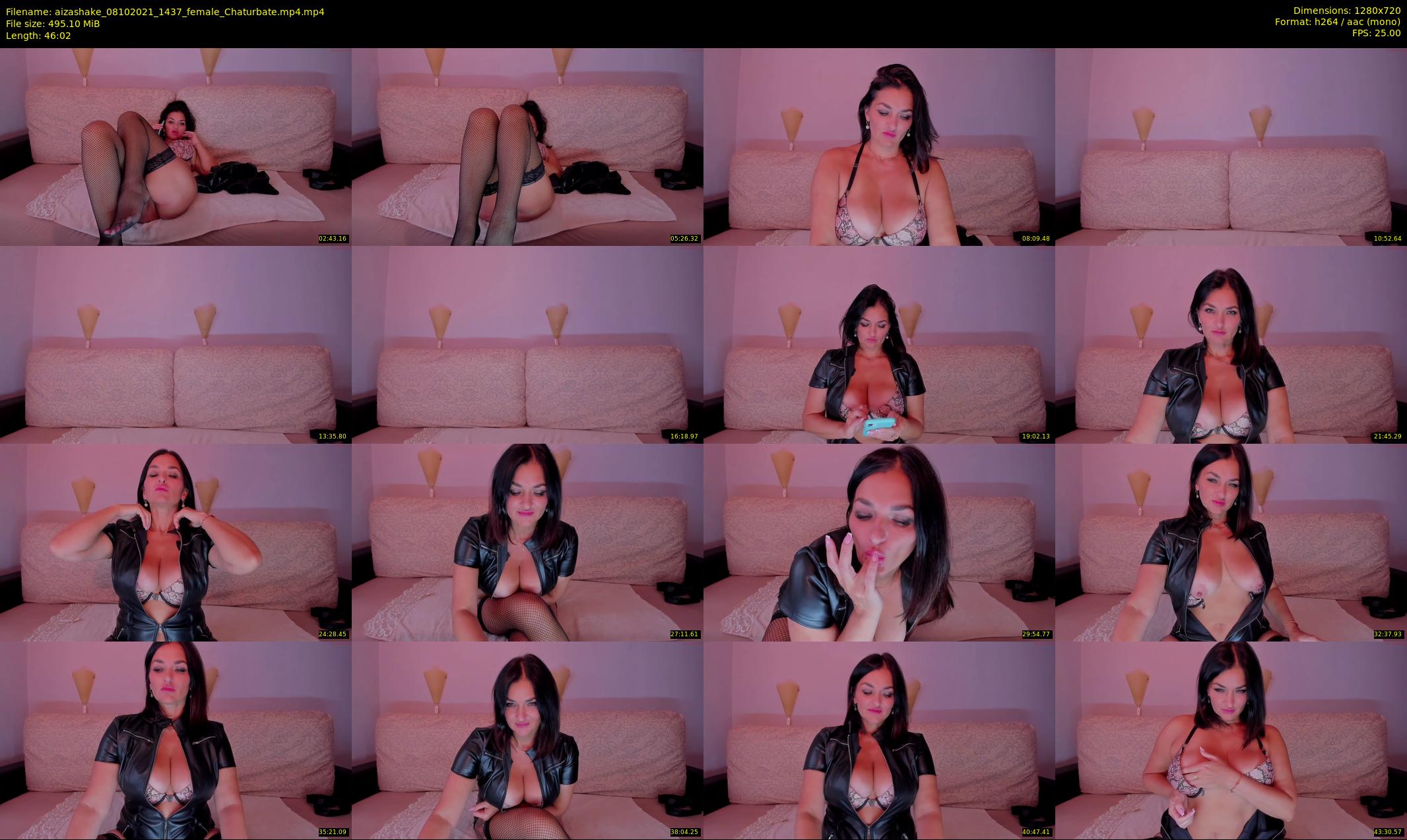 aizashake — 47 minute Chaturbate female cam show recording, 720p, Oct 8, 2021