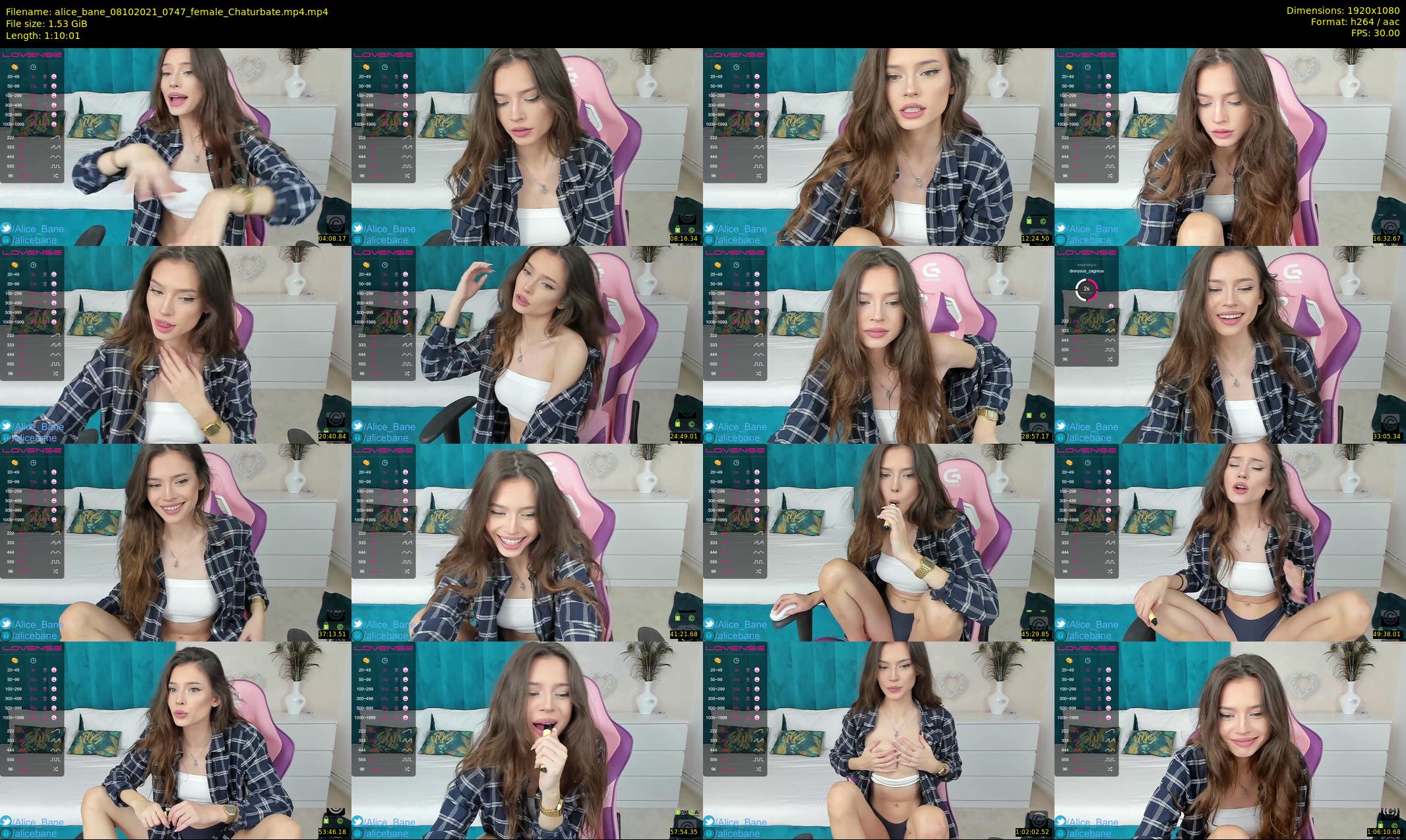 alice_bane — 71 minute Chaturbate female cam show recording, 1080p, Oct 8, 2021