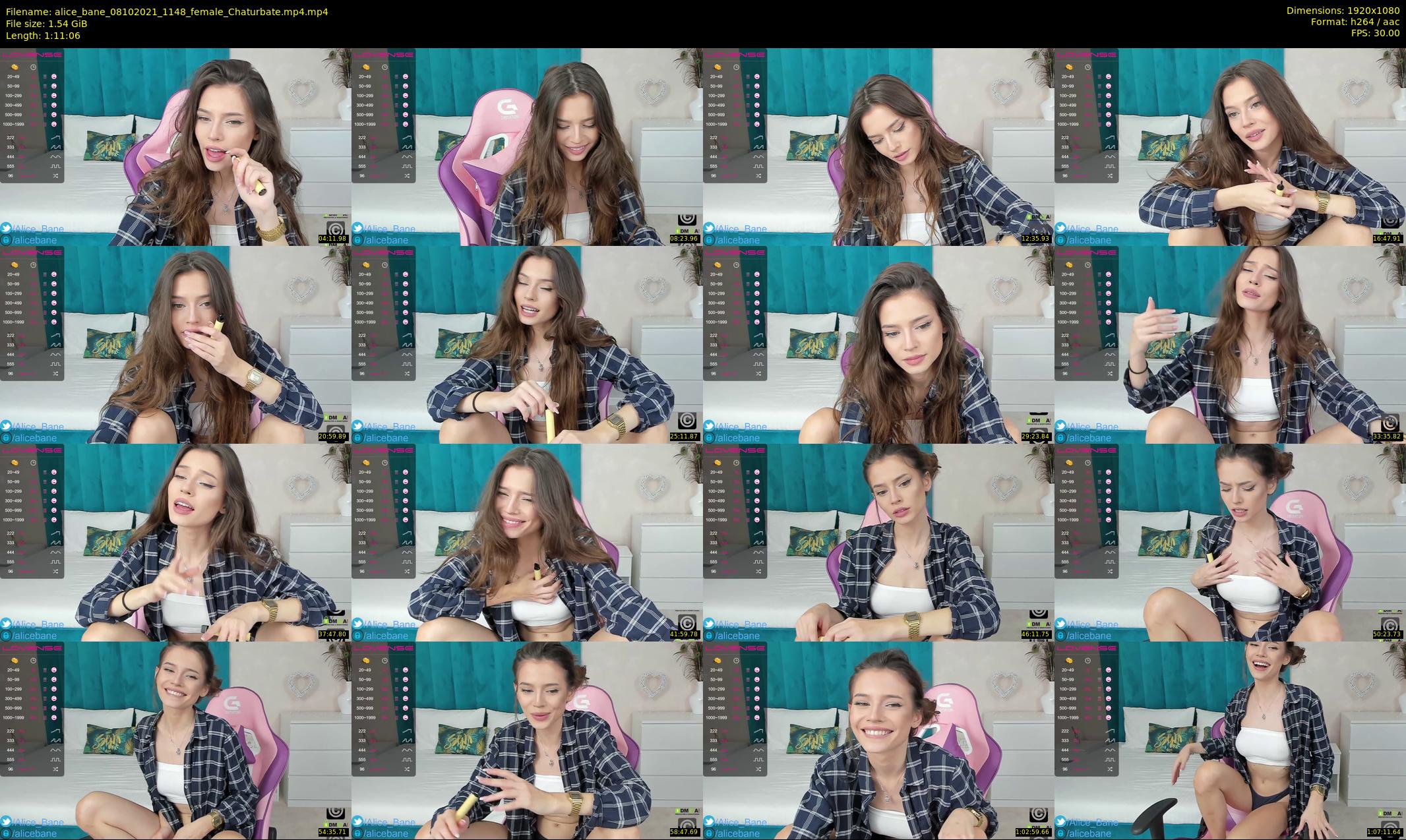 alice_bane — 72 minute Chaturbate female cam show recording, 1080p, Oct 8, 2021